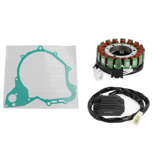 Magneto Stator+Voltage Rectifier+Gasket For For Yamaha XVS650 XVS400 Drag Star 00-08 Assosary