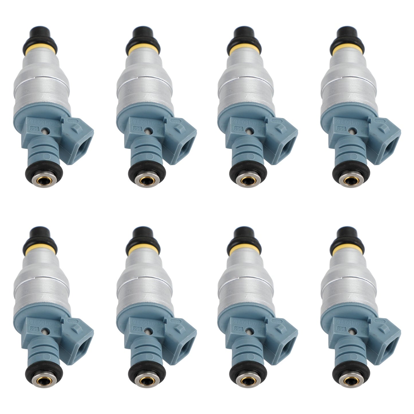 1988-1991 Ford F250 F350 F53 7.5L V8 8PCS Fuel Injectors 0280150759