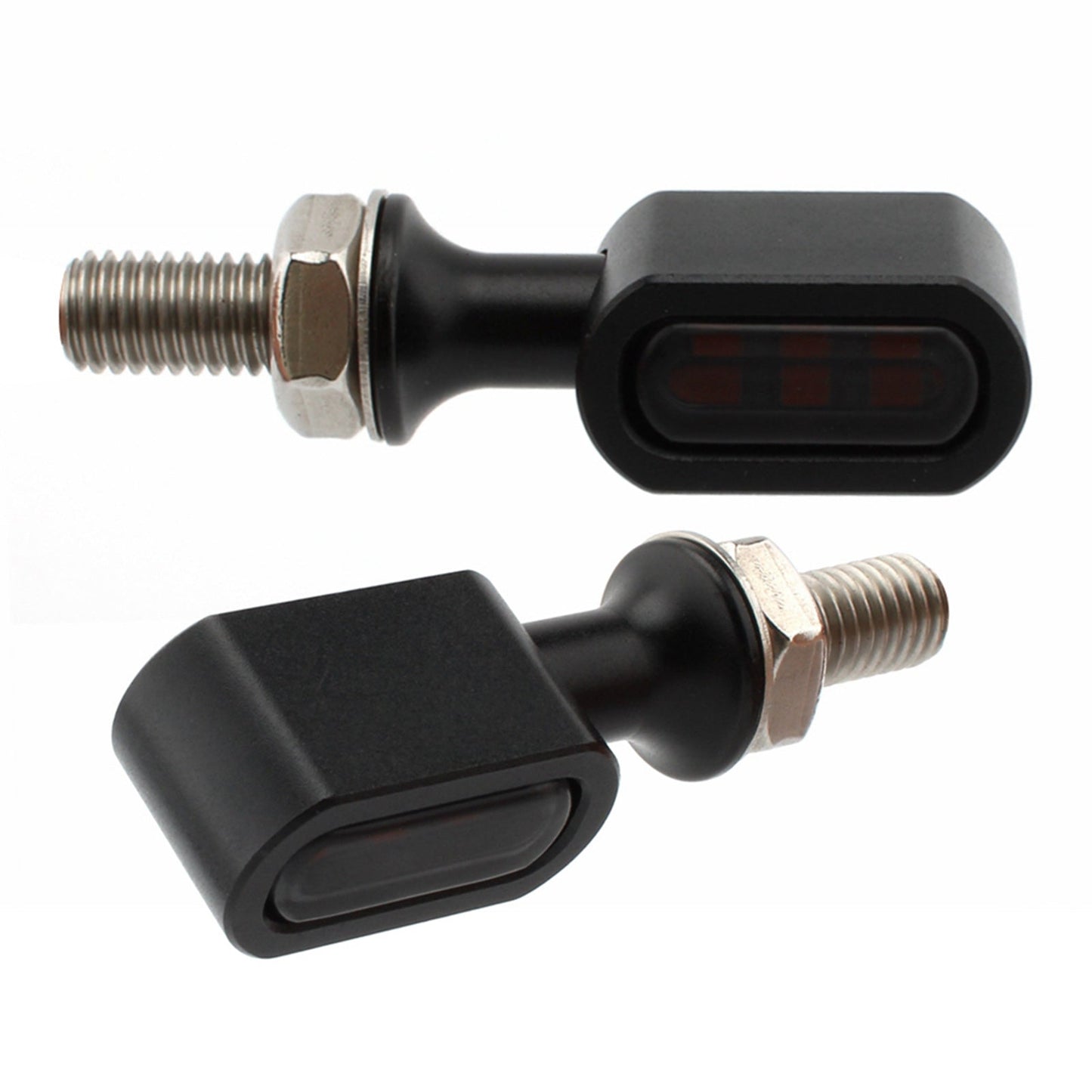 Accesorio de indicador de señal de giro LED trasero Mini E Mark para Sportster Touring Dyna Softail