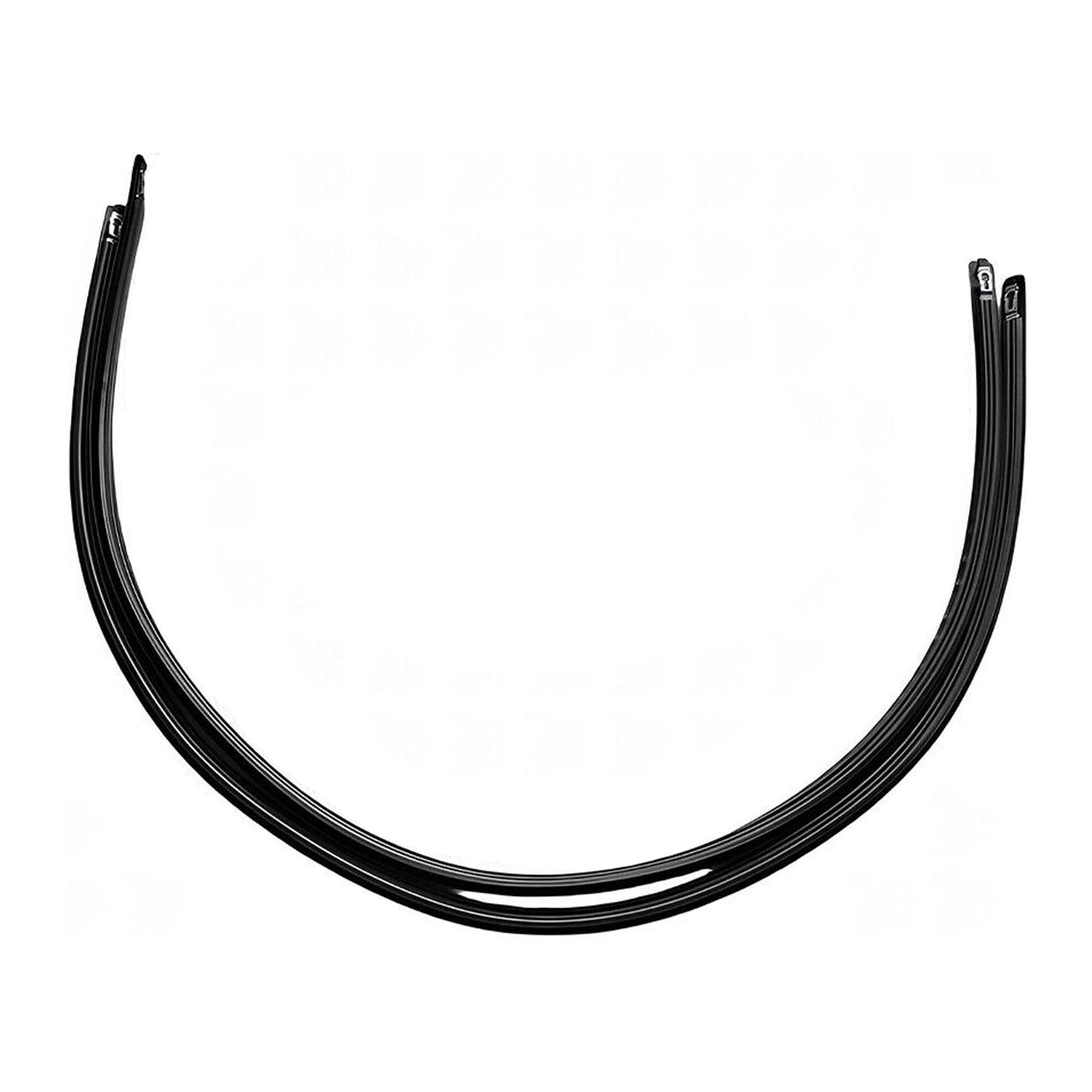 1996-1997 Honda Civic 3 portes CX, 3 portes DX KA 4AT, KA 5MT, KL 4AT, KL 5MT 2 pièces moulures latérales de toit de porte gauche et droite 74306-S03-003 74316-S03-003