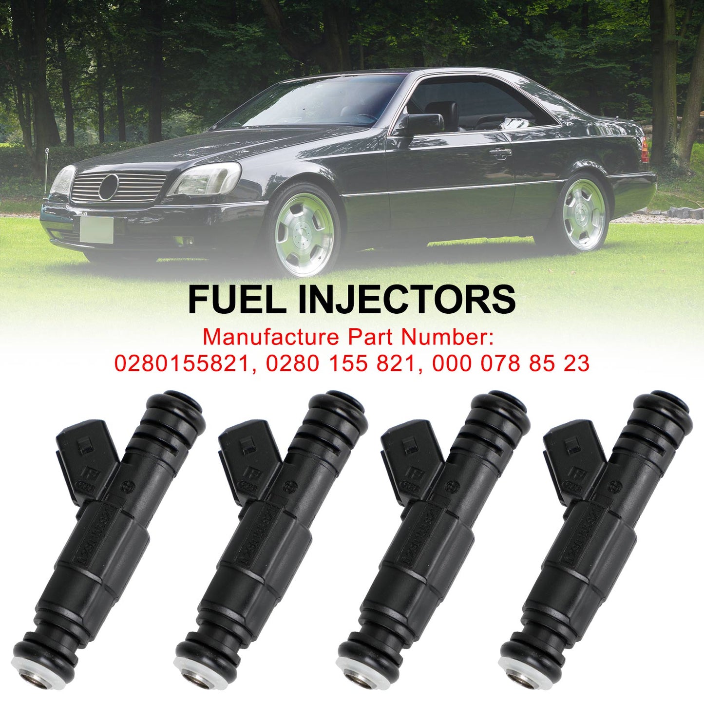 Inyector de combustible Benz W124 R129 W140 W202 W210 0280155821 0000788523 0000787323 0280-155-821 000-078-85-23