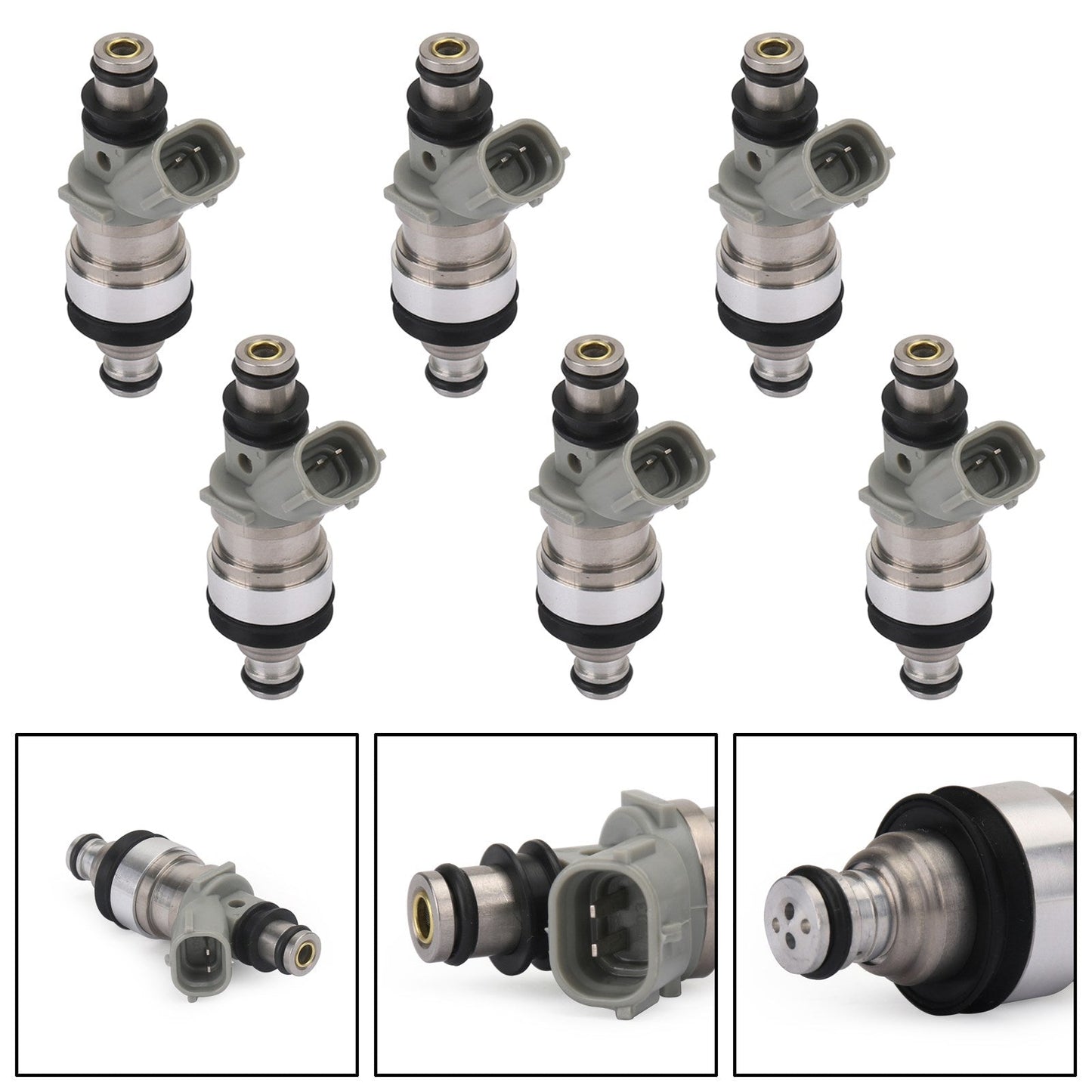 1992-1993 Lexus ES300 3.0L V6 23250-62030 6Pcs Fuel Injectors