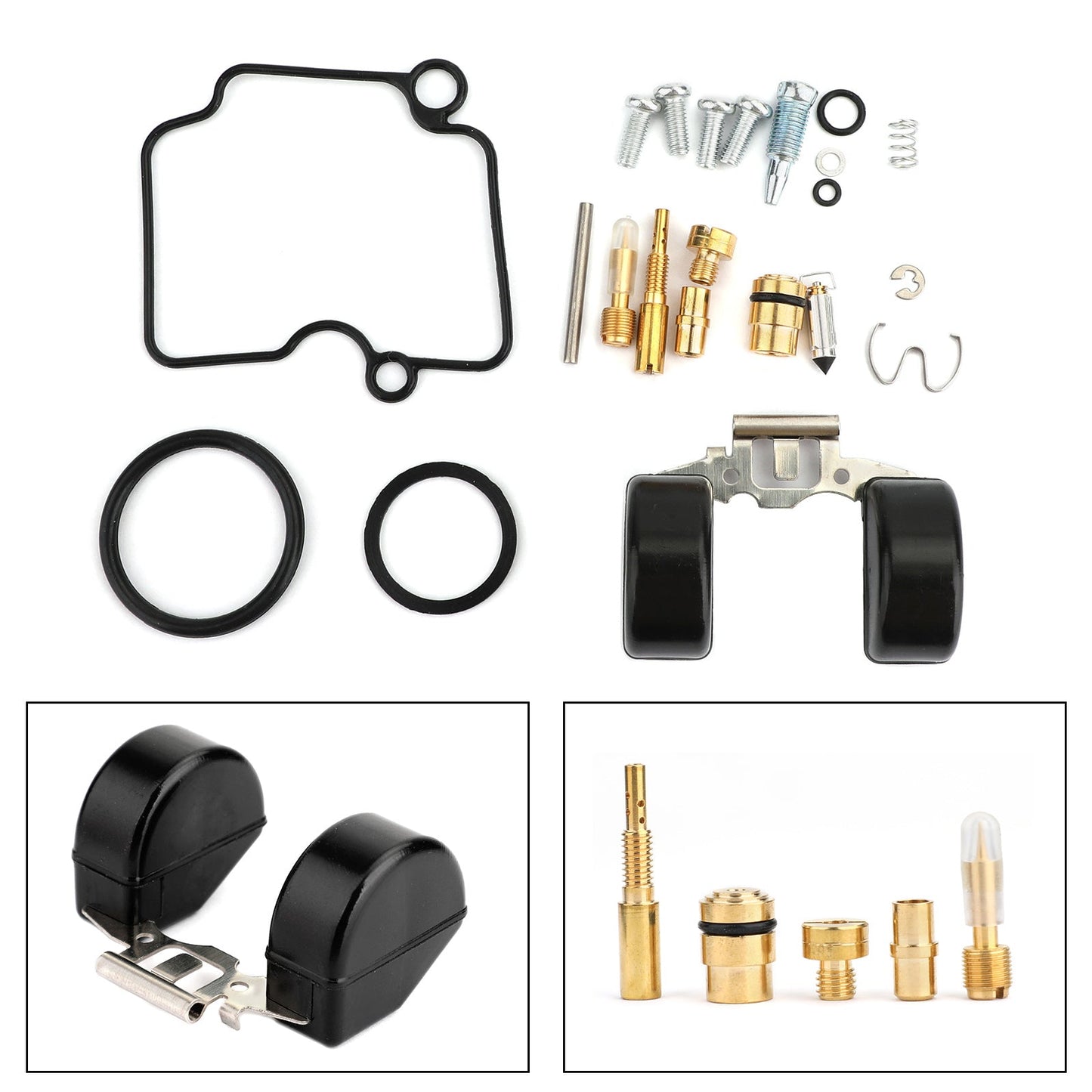 Kit de reparación de carburador para motocicleta Yamaha YBR125 JYM125 para carburador VM22