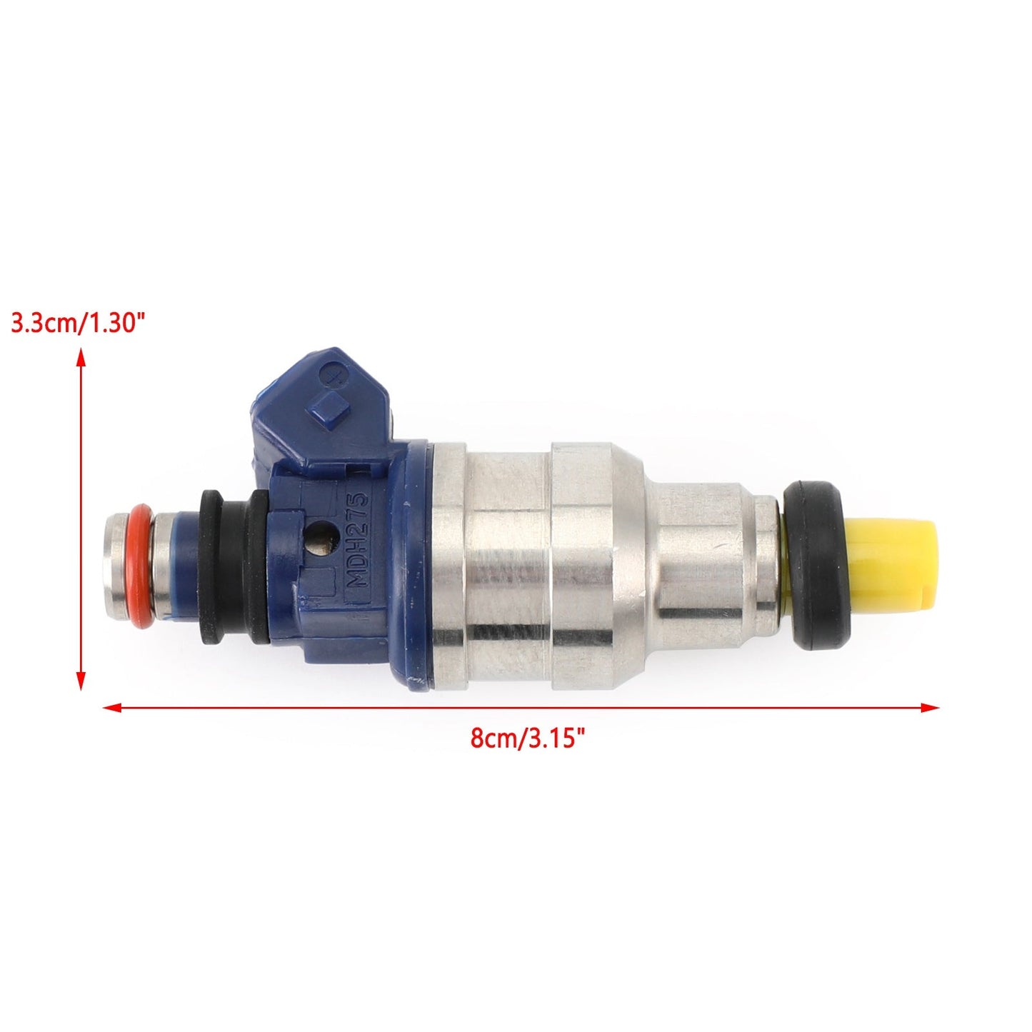 4 inyectores de combustible INP-065 compatibles con Mitsubishi 2.4L L4 1994-1999 842-12147 MDH275