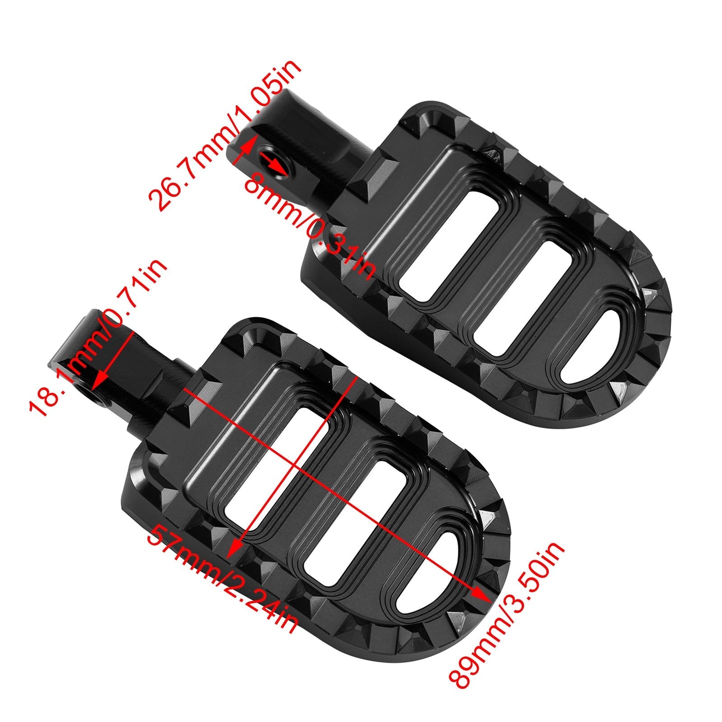 15-23 INDIAN Scout Bobber Sixty Front / Rear Footrests Foot Peg
