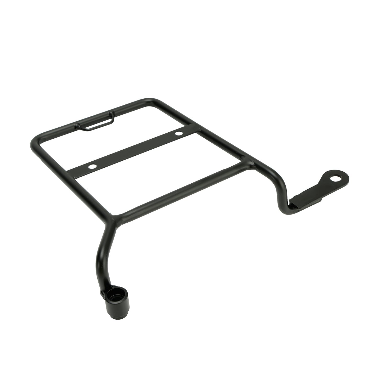 Soporte de montaje para alforja lateral, color negro, compatible con Honda CROSS CUB SUPER CUB, lado derecho.