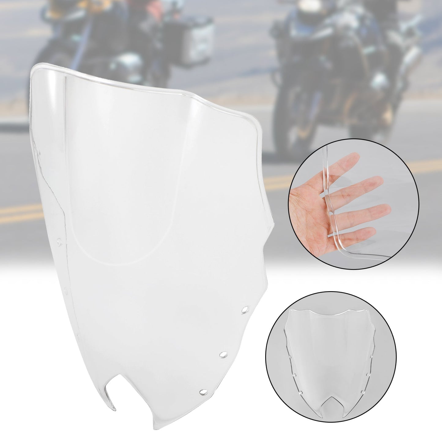 Pare-brise de moto ABS pour Yamaha FZ6R FZ-6R FZS600 2009-2015