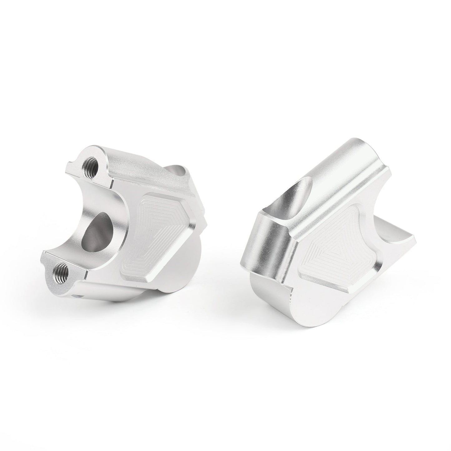 Pair Black Motorcycle Handlebar Riser Kit Moves Bar Up For For BMW F800GS 2008-2017