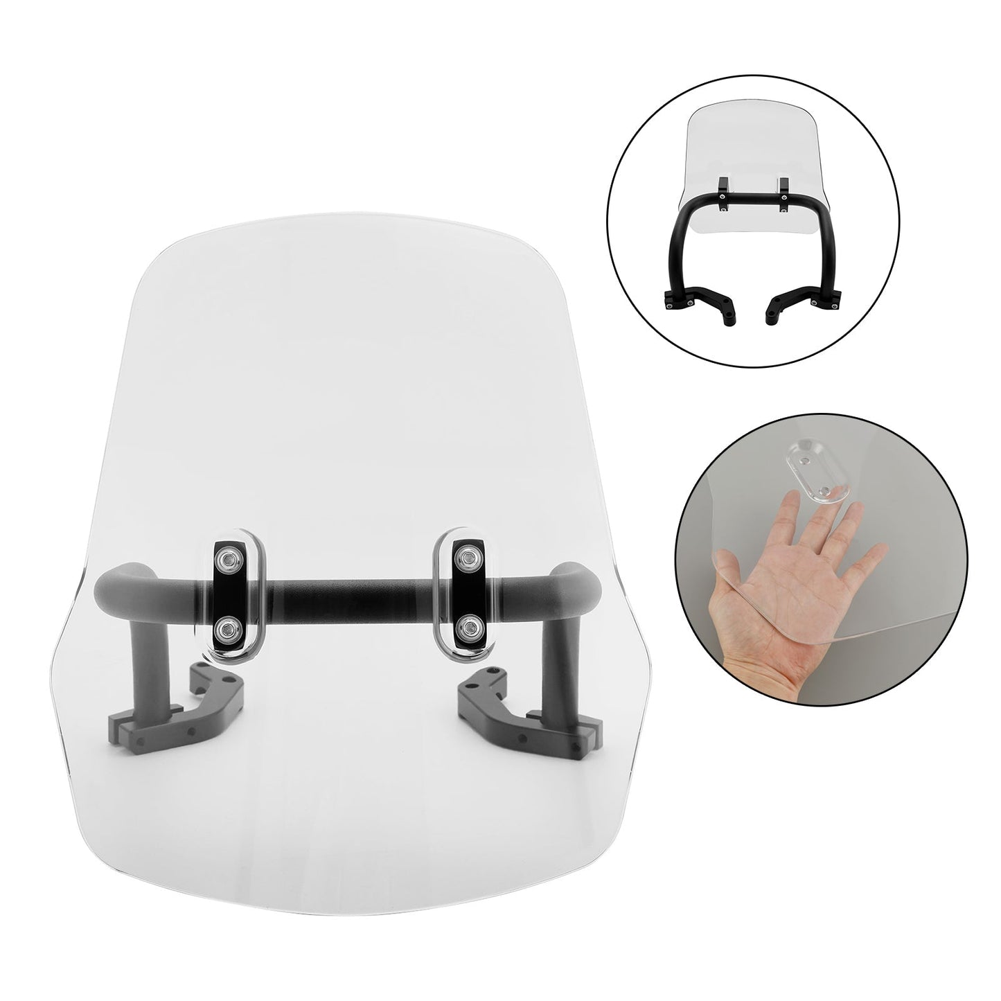 Pare-brise + support pour HONDA CRF250L/S CRF250M CRF300L 2021-2022