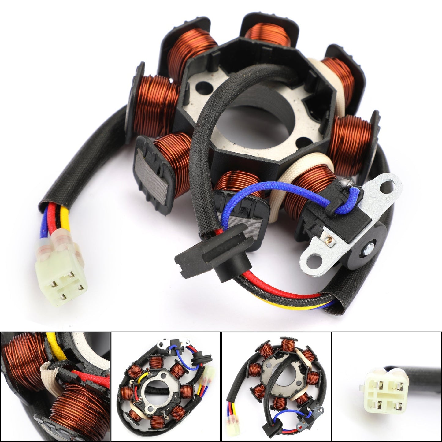 Bobina del estator del motor del generador magneto Polaris 0453559. Compatible con Polaris Predator 50 (2007), Outlaw 50 (2008-2018), Sportsman 90 (2007-2014).