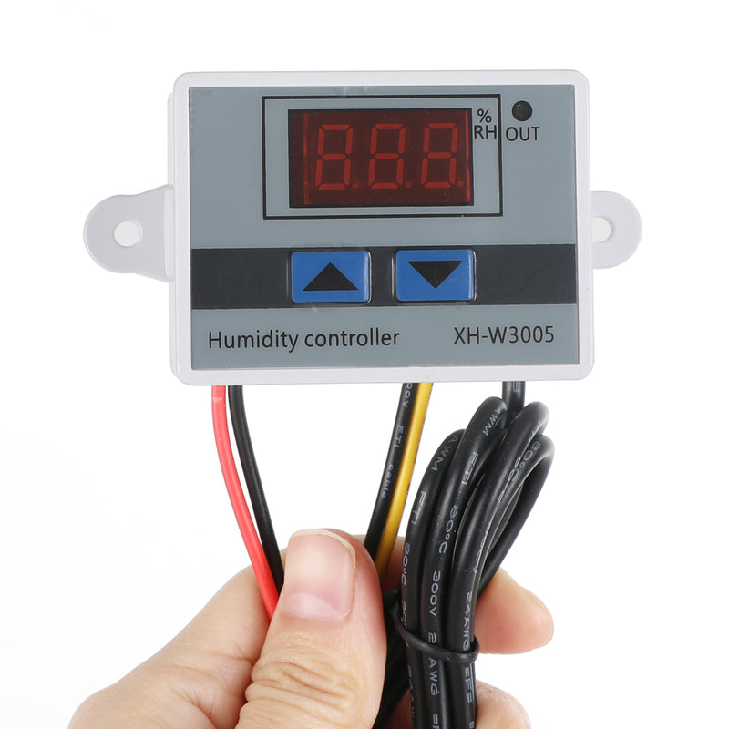 Contrôleur d'humidité numérique LED XH-W3005 12 V CC 120 W, capteur de commutation, hygromètre, 110 V-220 V 1 500 W