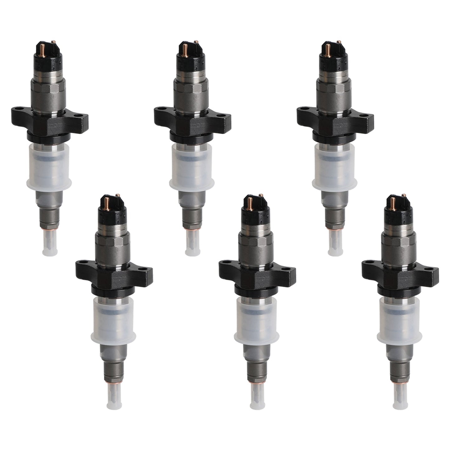 2004-2009 Dodge Ram Cummins 5.9L DIESEL 6pcs Rail Fuel Injectors 0445120238