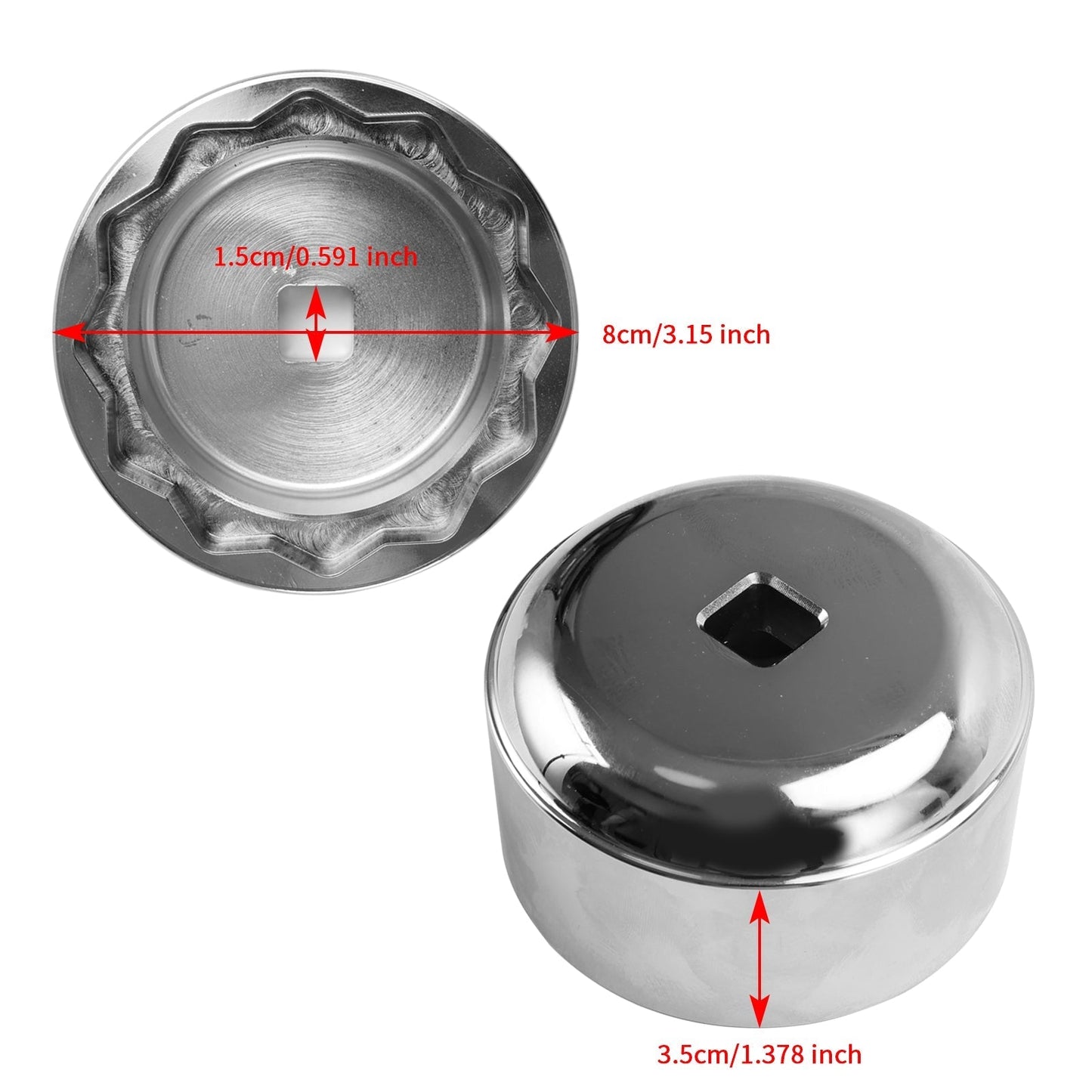 Douille de démontage d'écrou de roue 529036457 pour Can-Am Ryker 600 900 Rally