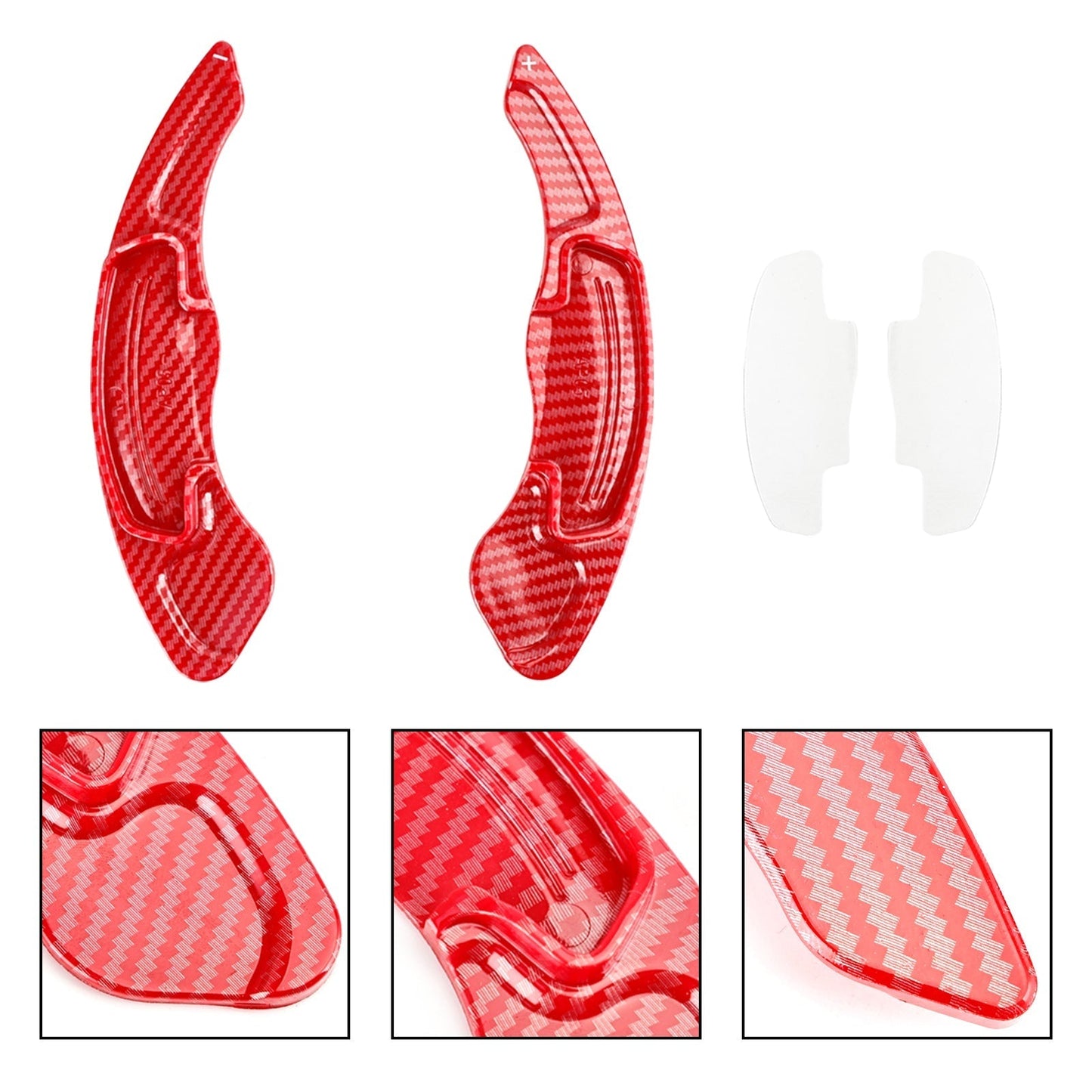 Extension de palettes de changement de vitesse au volant rouge pour Honda Accord Gen9 et Gen10 (2014 et plus)