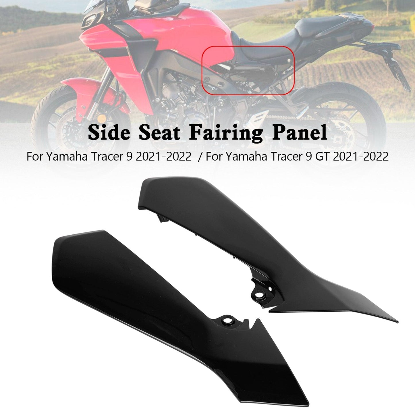 Capot de carénage de siège arrière latéral pour Yamaha Tracer 9 GT 2021-2022