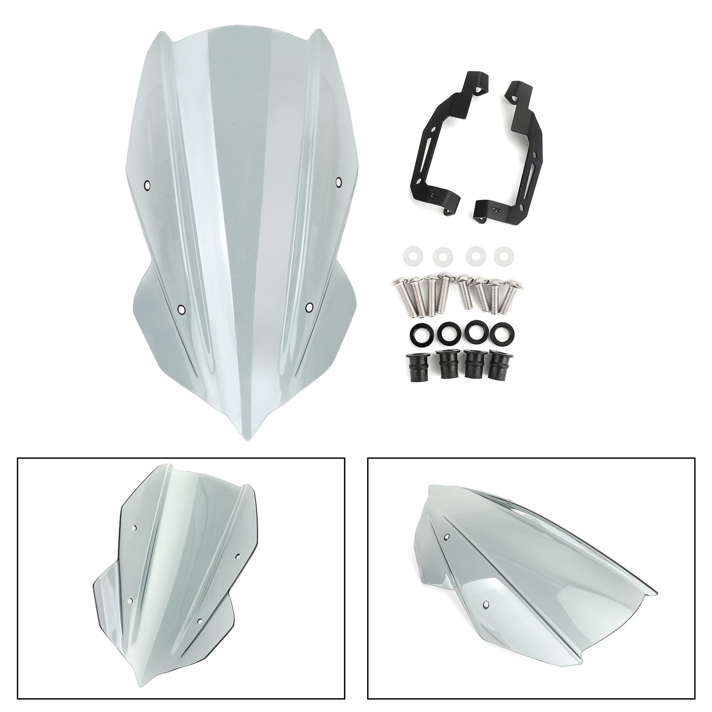 Pare-brise de moto ABS 4 mm pour Kawasaki Z400 2019-2020