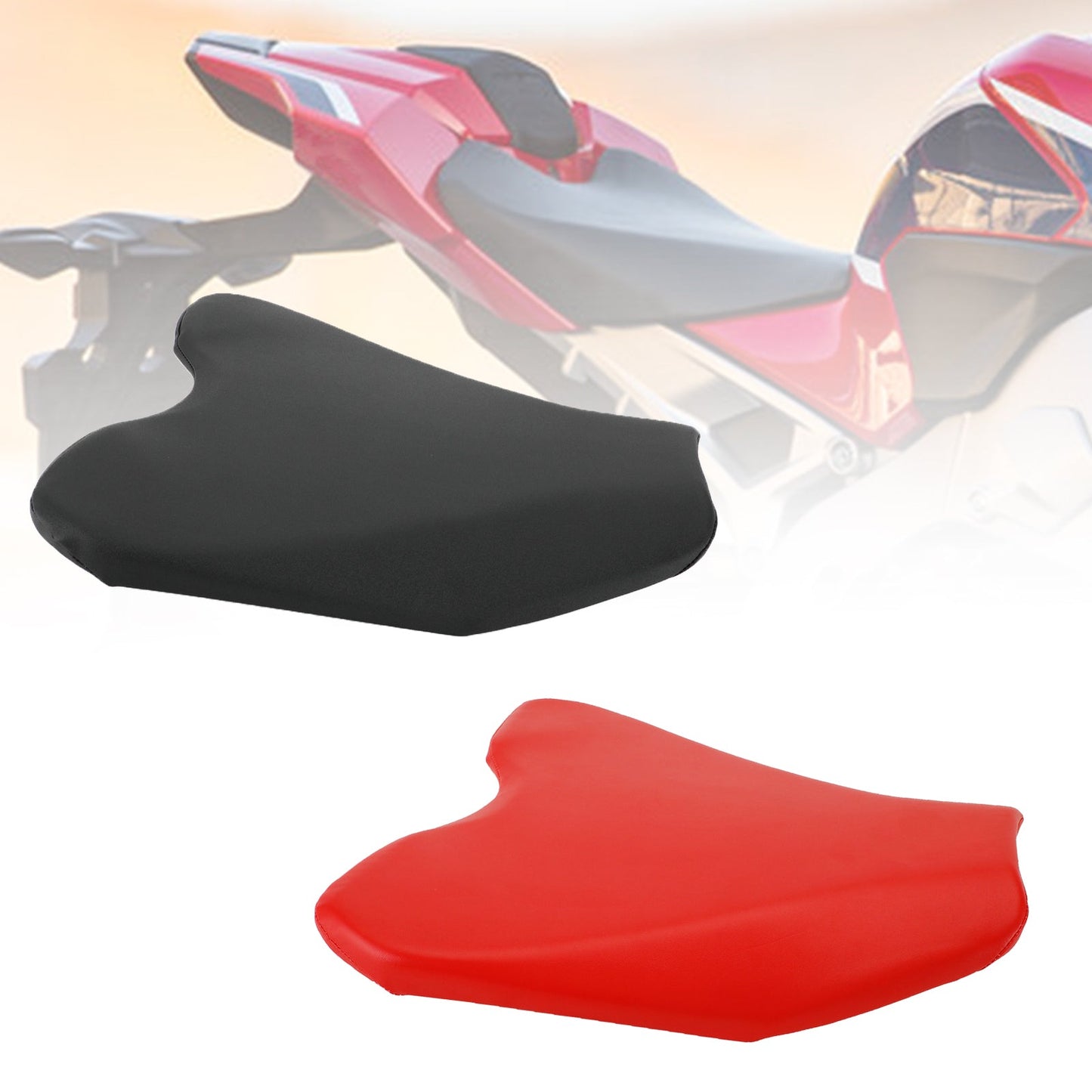 Cojín delantero y trasero para asiento de conductor y pasajero, compatible con Honda CBR1000 CBR 1000 2020-22 21, color rojo