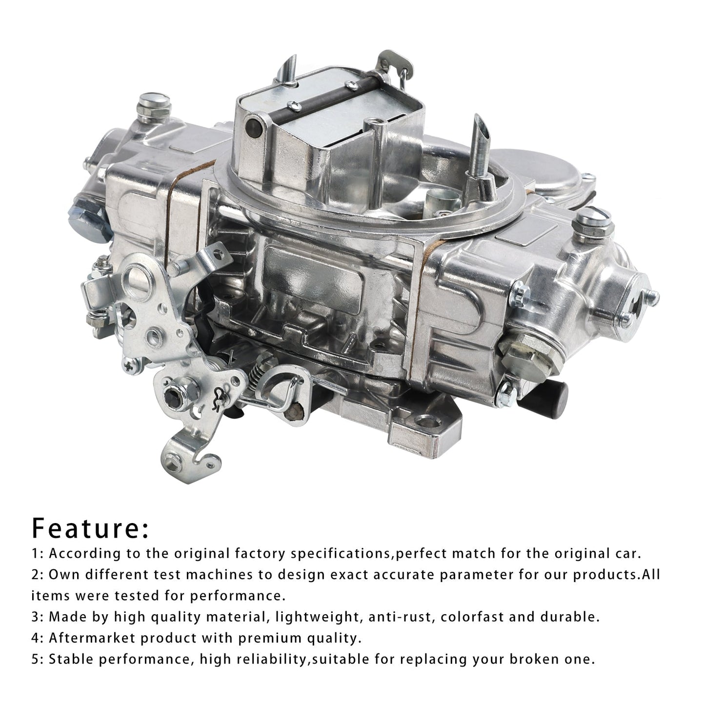 GM Chrysler Ford 750 CFM Carburetor Electric Choke Vacuum Secondaries 0-80508S