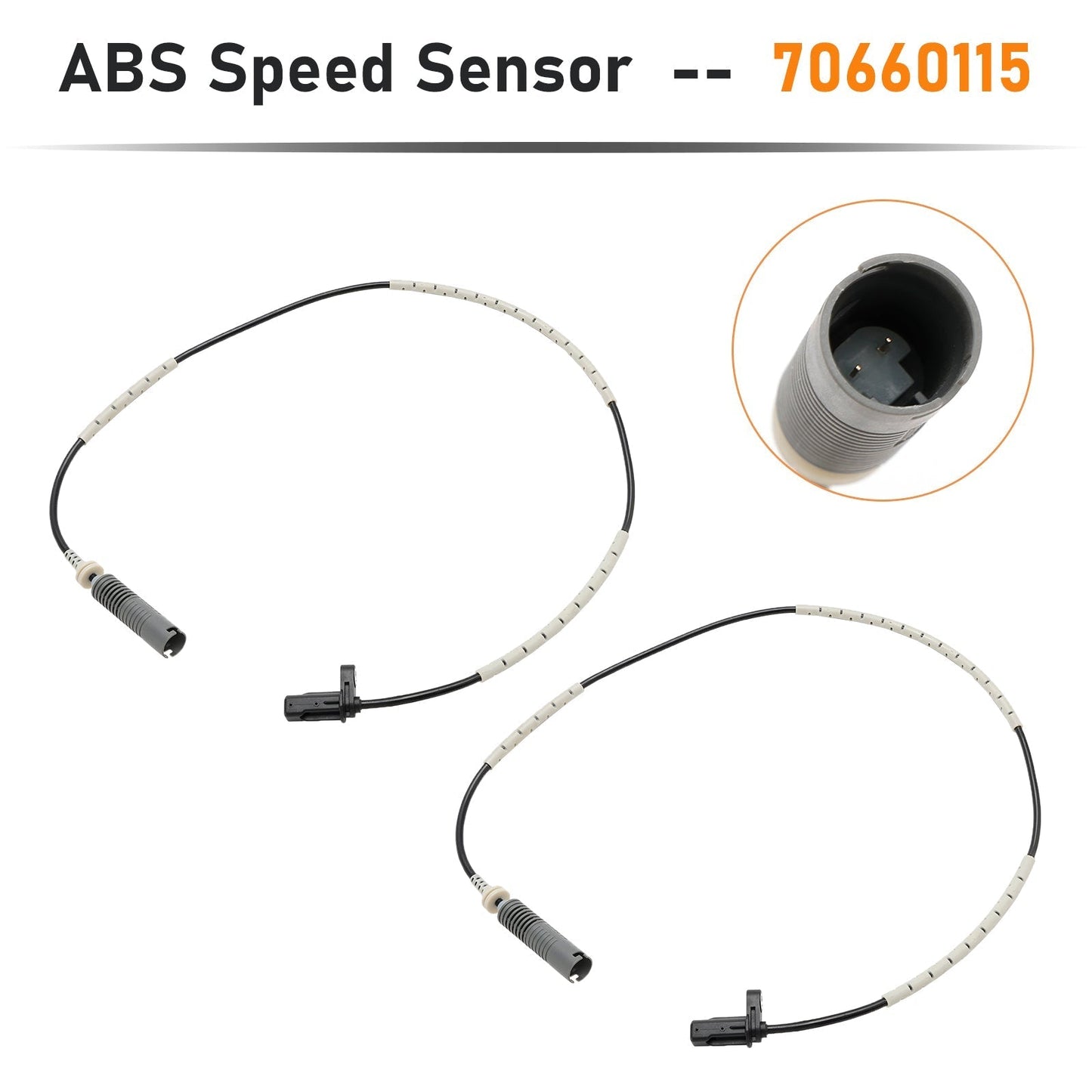 2005-2012 BMW 1 Series E81 E82 E87 E88 E93 E92 Rear L&R ABS Speed Sensor 70660115