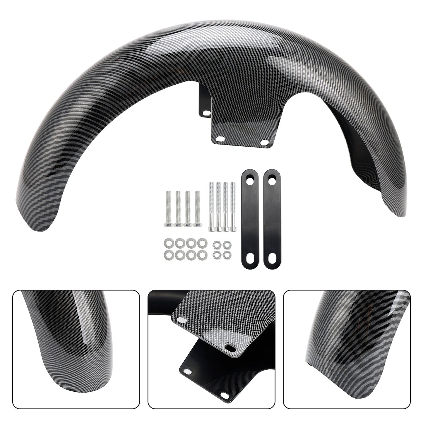 Garde-boue avant enveloppant ABS 19" Touring Electra Street Road Glide Baggers FLHT FLHR