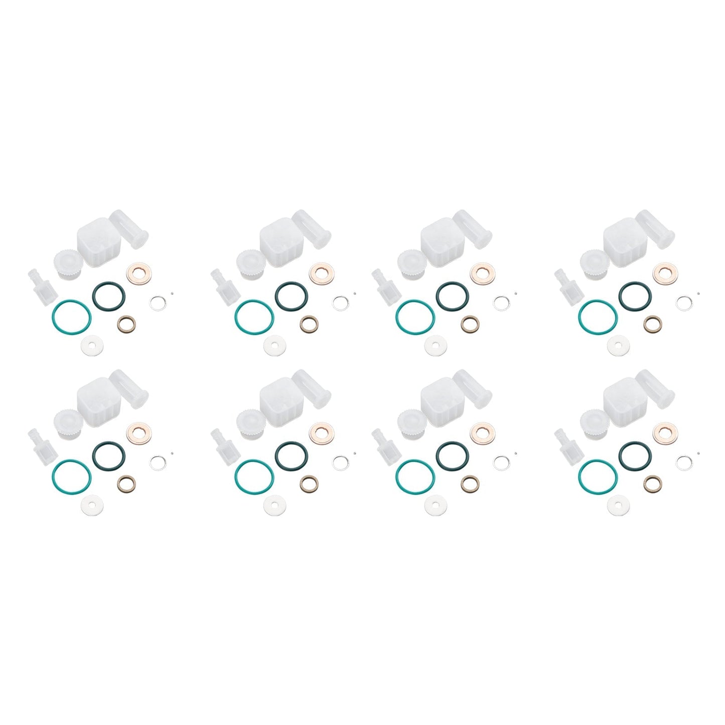 2004.5-2005 For GMC SIERRA 2500/3500 6.6L V8 LLY 8PCS Fuel Injector Repair Kit 0445120027 0986435504 97303657