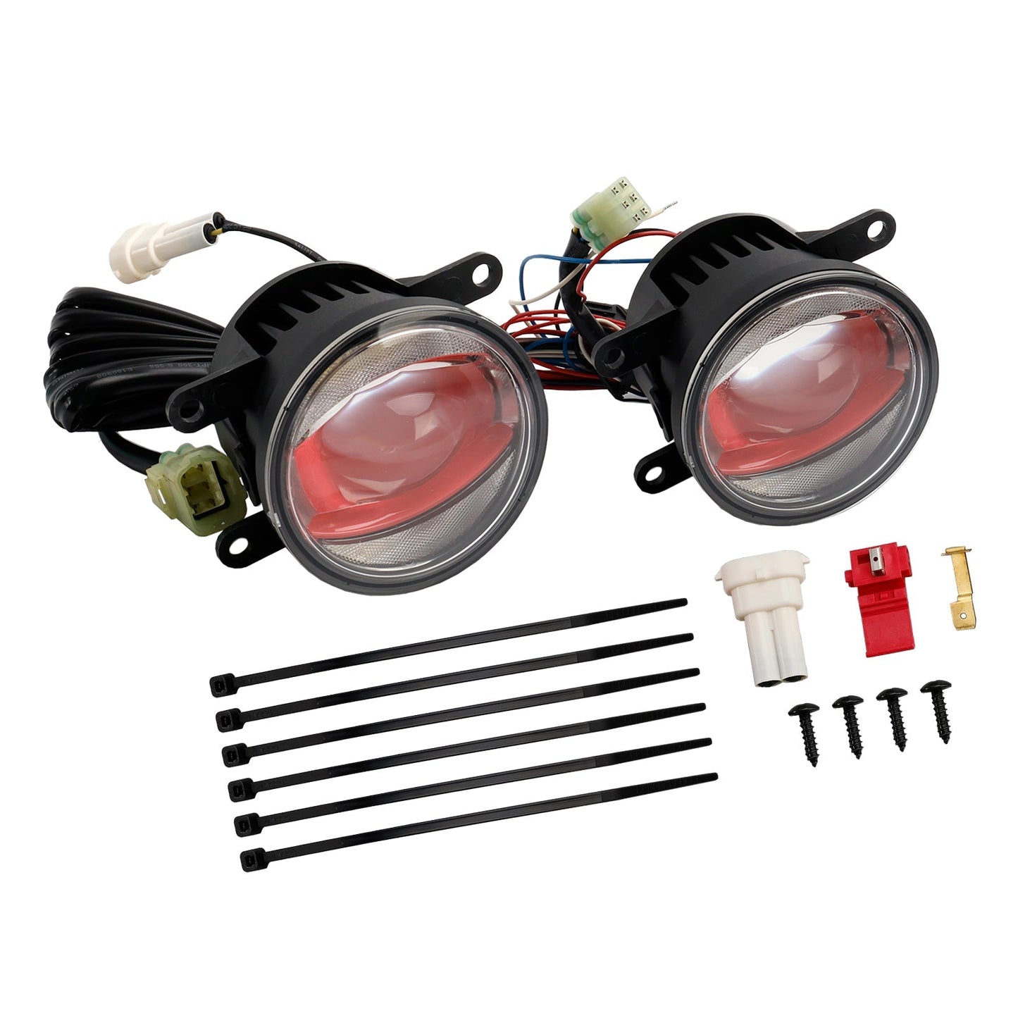 Phare de voiture OSRAM Ledtiving FOG DRL Édition rose 90 mm 6 000 K LED FOG103-Rose