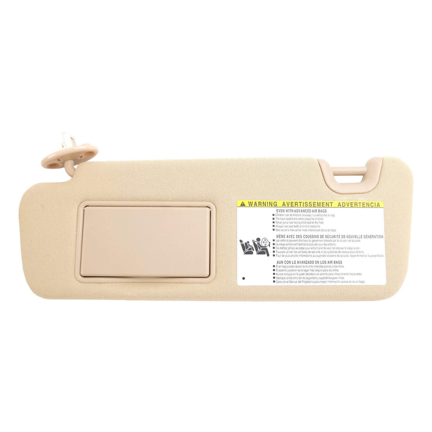 Pare-soleil côté gauche avec éclairage de courtoisie pour Toyota Highlander 2014-2019 74320-0E074-A0