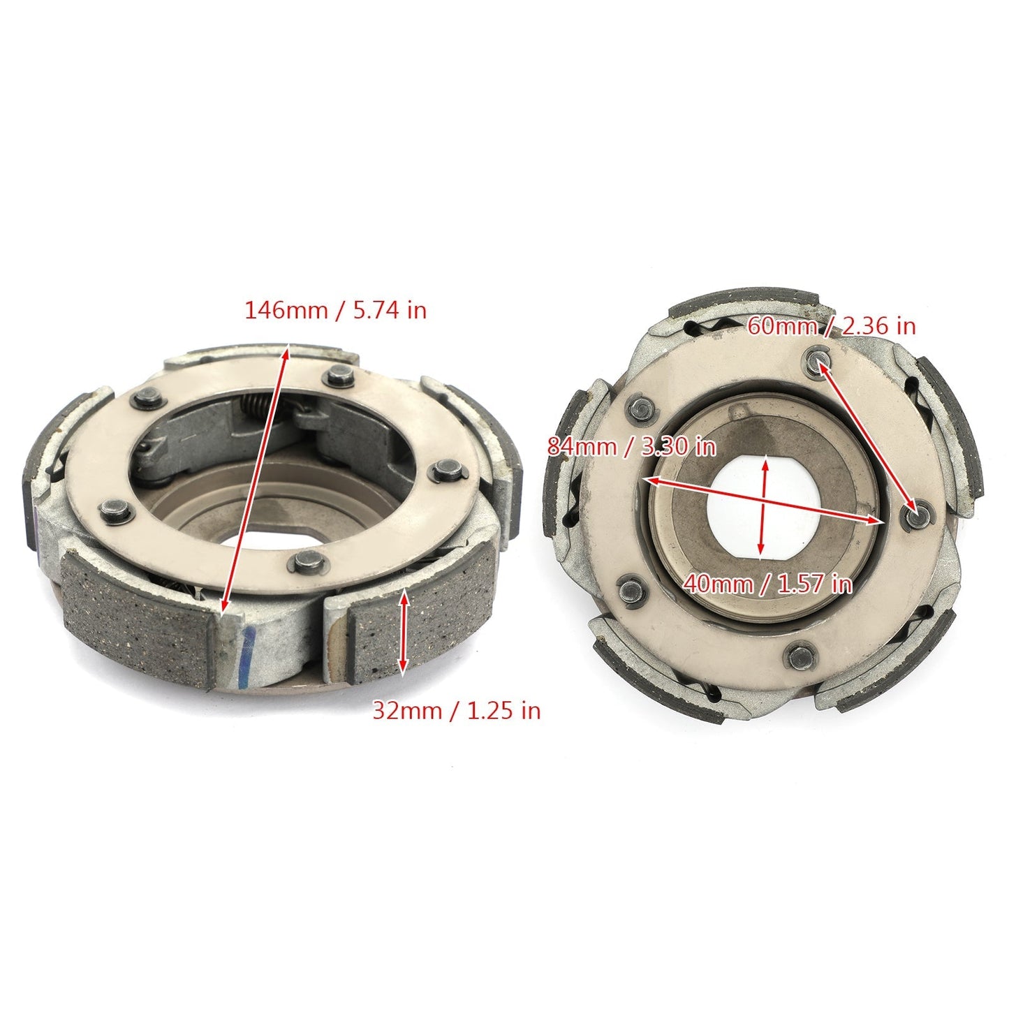 ENSEMBLE DE SUPPORT DE MACHINE D'EMBRAYAGE À HUILE pour Suzuki AN400 Burgman 21501-15F01 21501-15F02