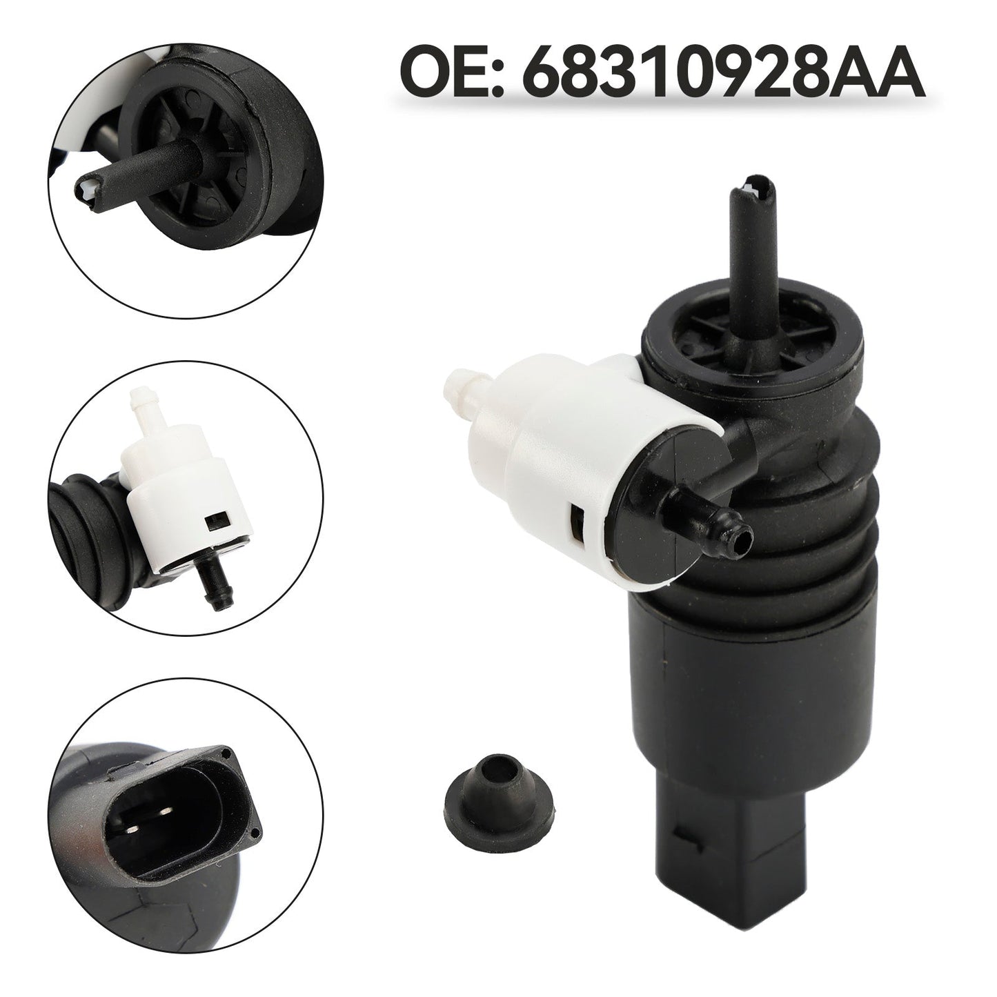 2017-2022 For Jeep Compass / Cherokee Front Washer Windshield Pump 68310928AA 155250117