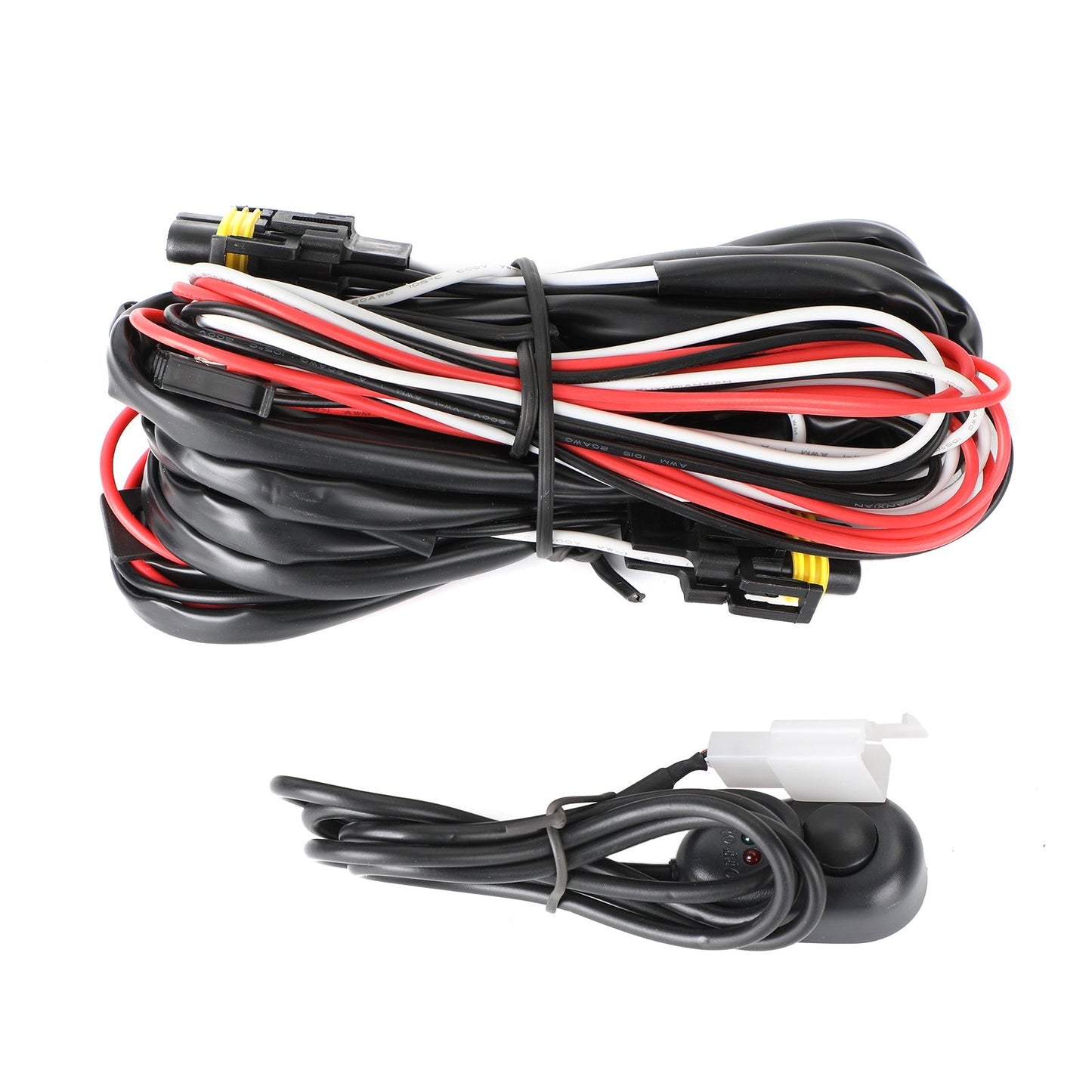 Support de câbles et interrupteur pour feux antibrouillard avant à DEL Dodge Ram 2500/3500 19-21 G : 68273291AB R : 68273292AB