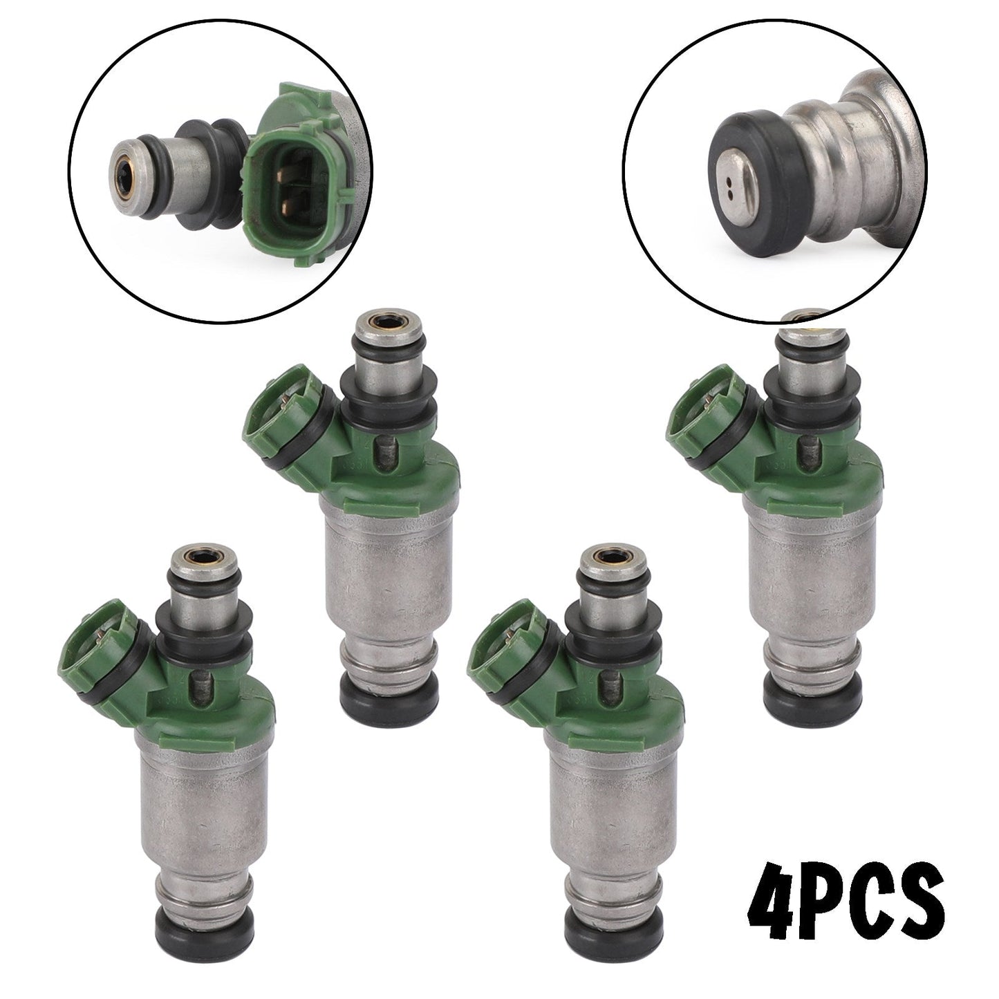 4 inyectores de combustible 23250-74100 compatibles con Toyota Solara 1992-2000 2.0 2.2 FJ295