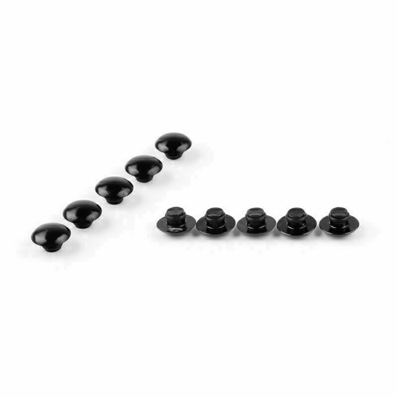 Cache-écrou à six pans creux universel M6 6 mm pour moto, noir