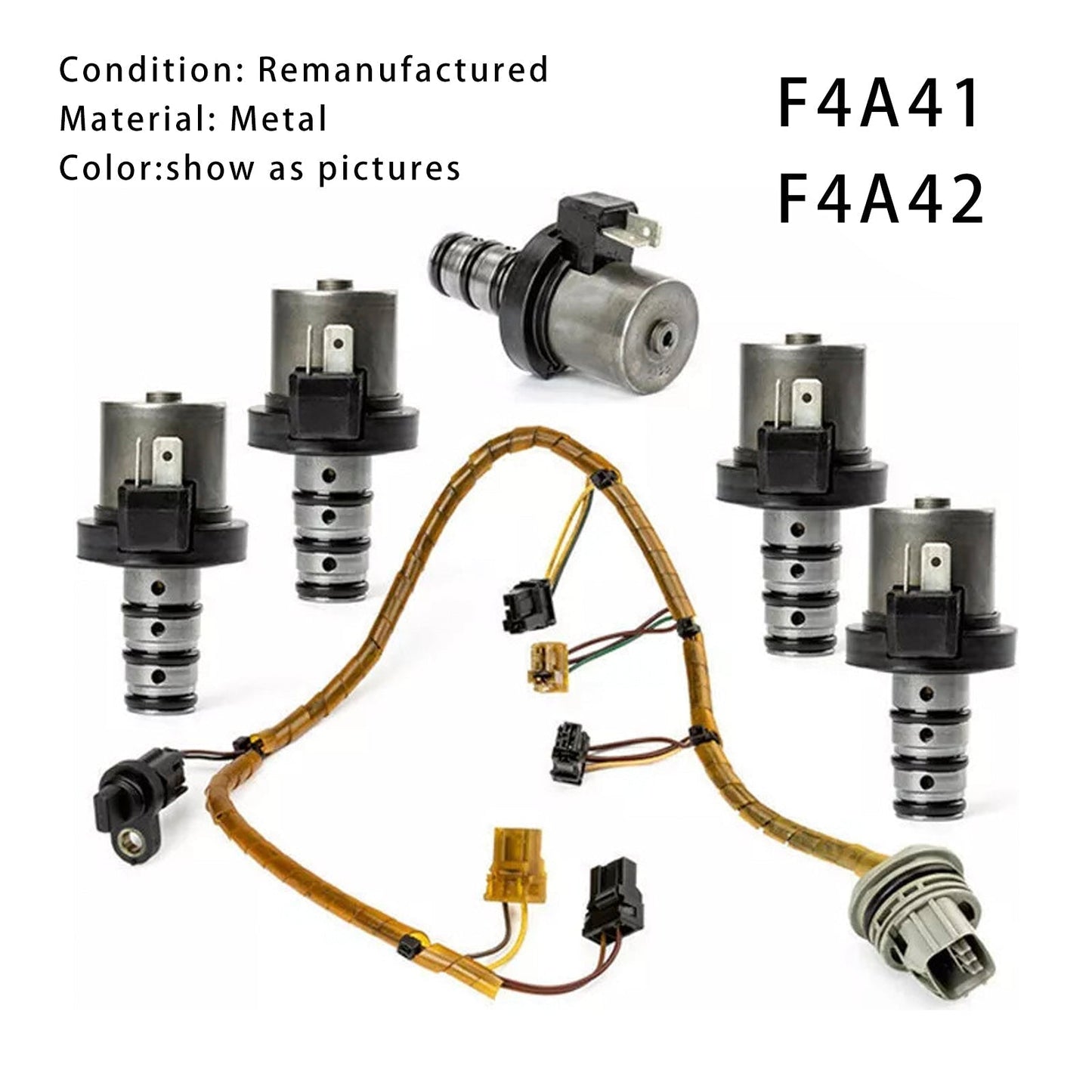 Kit de solenoide de cambio de transmisión Proton Satria 2000-2011 con arnés F4A41 F4A42