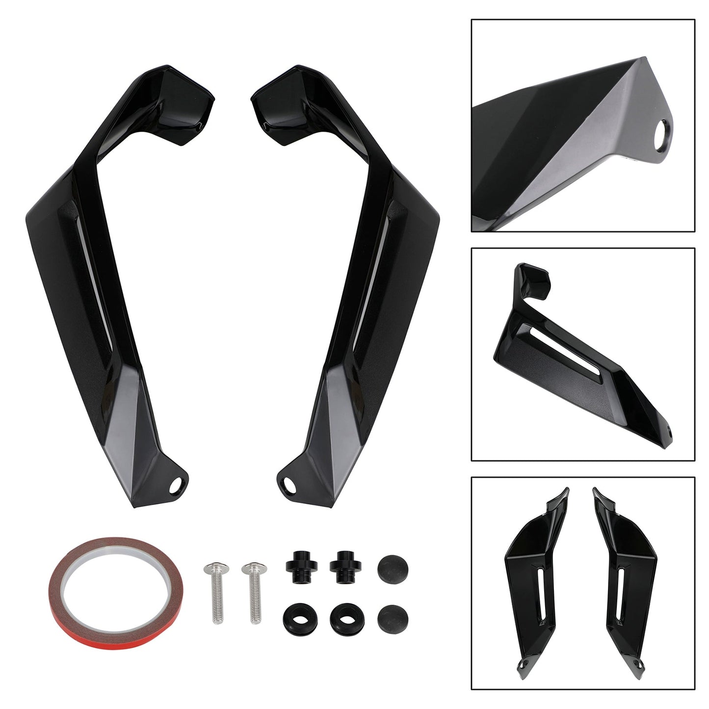 Ailettes de déflecteur d'aile latérale de carénage inférieur pour Honda Forza 750 2021-2022