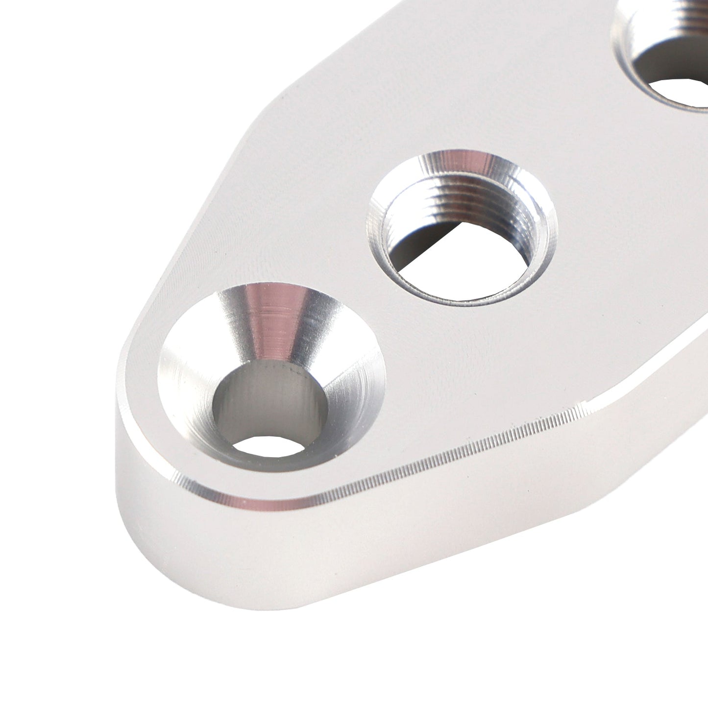 LS1 LSX LS3 LS2 LQ4 Twin Turbo Dual 1/8" NPT Oil Feed Line Adapter Plate 551666