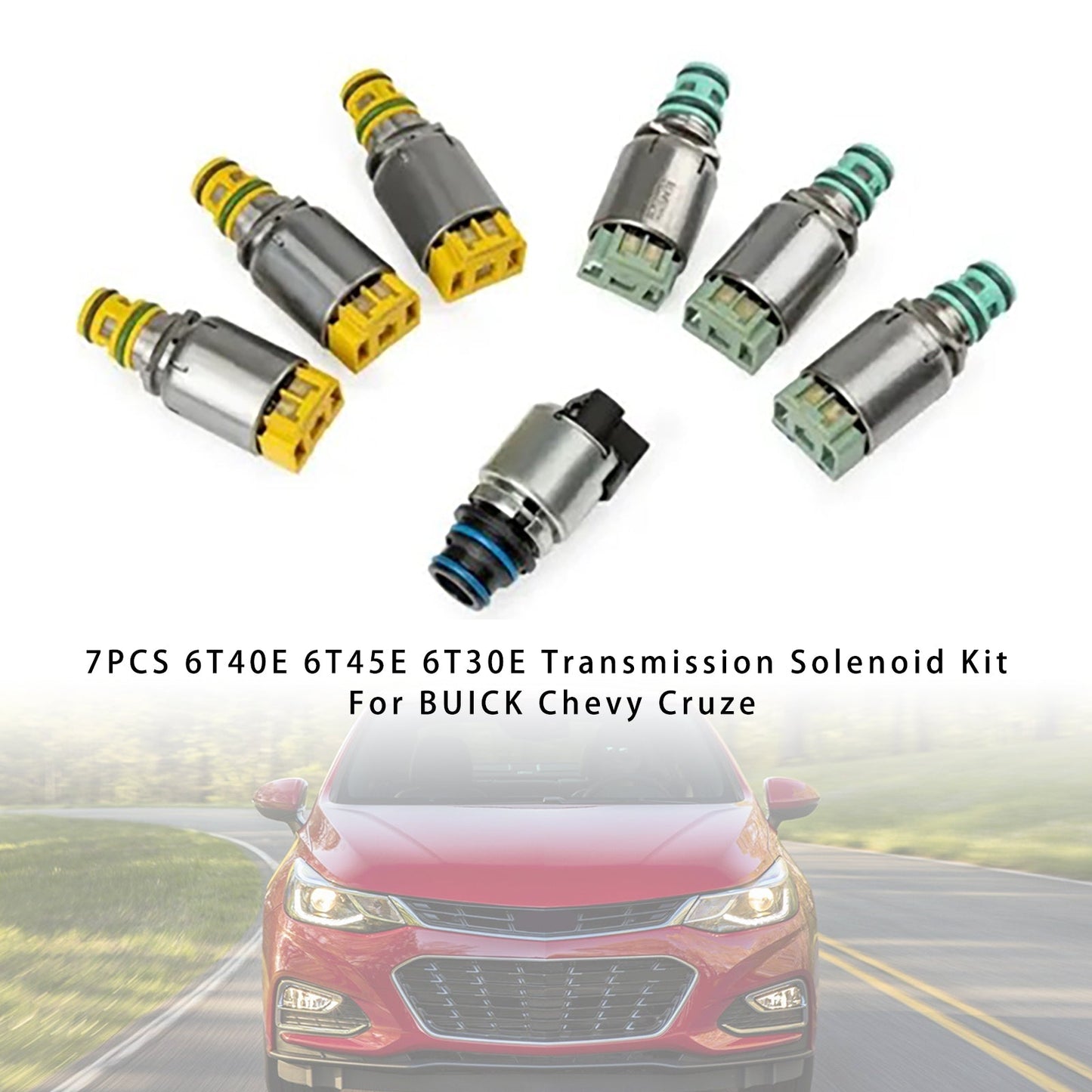 Kit solénoïde de transmission 7 pièces 6T40E 6T45E 6T30E pour Shanghai R95 2.0L 2.4L 2013 (générique)