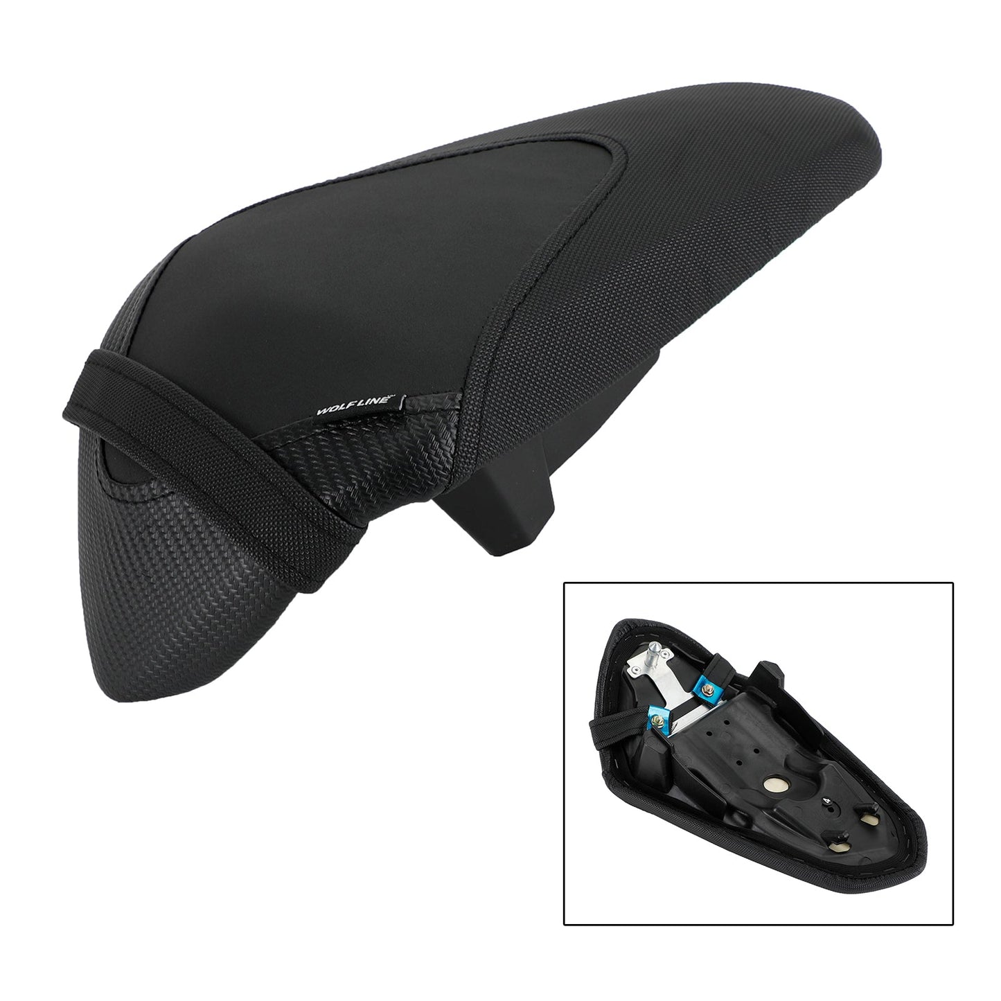 Selle arrière plate pour passager arrière, verte, pour Kawasaki Ninja 400 Z400 18-22