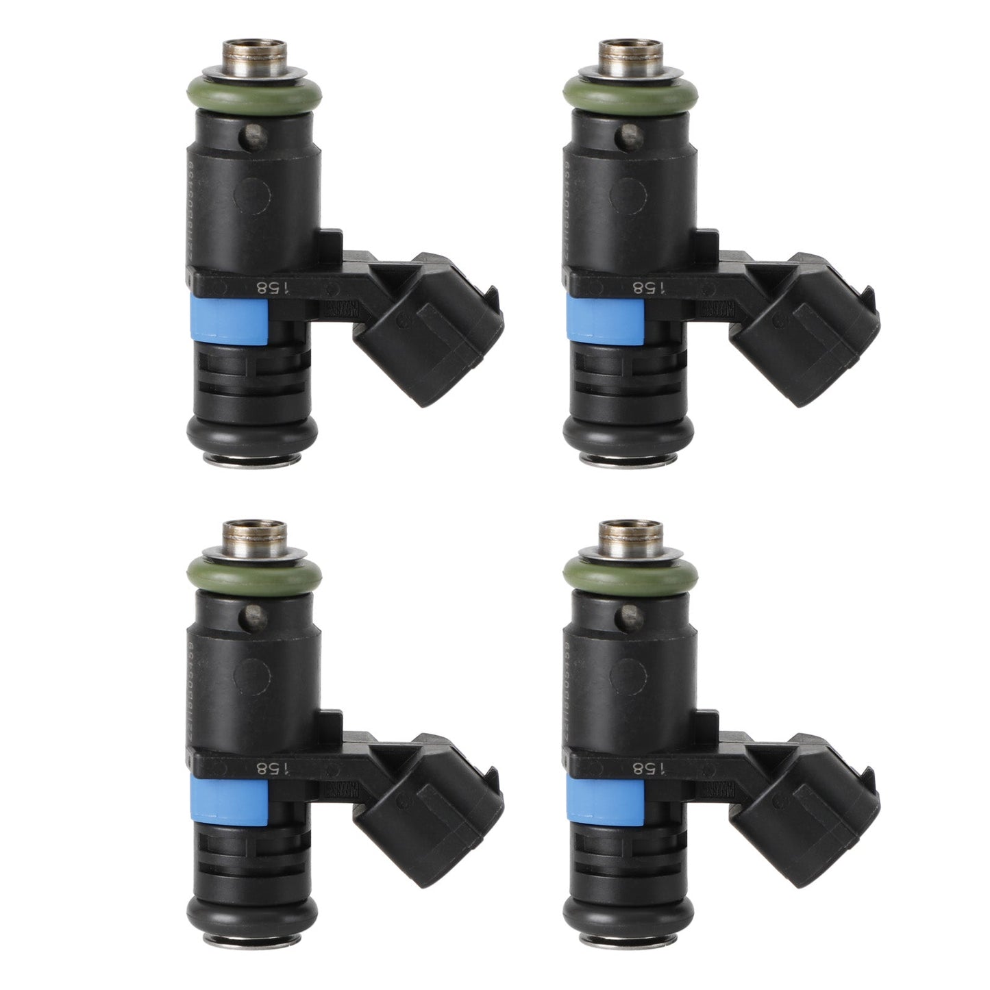 4PCS Fuel Injectors 03C906031A 04E906031F Fit VW Vento 2014-2019 Fit Passat 2008-2010