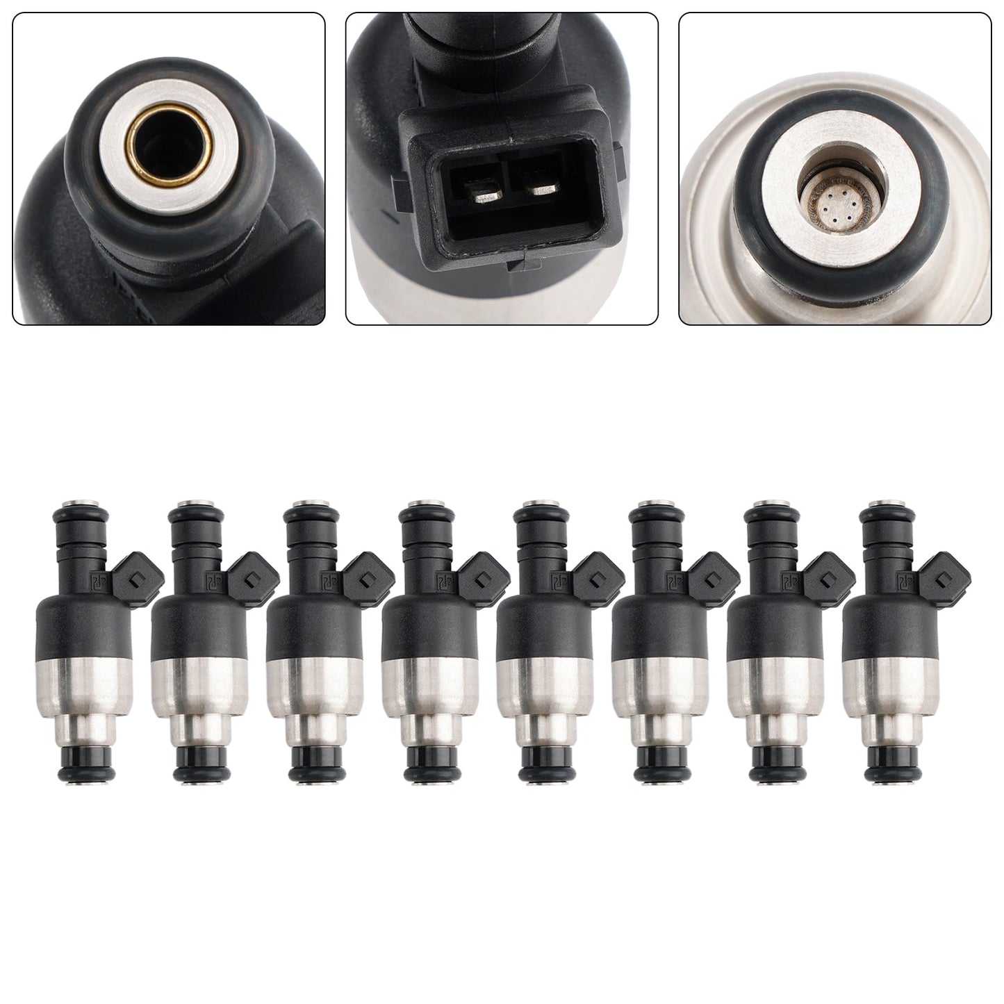 1996-2000 GMC C3500HD K2500 K3500 8Pcs Fuel Injector 17109596 83211150