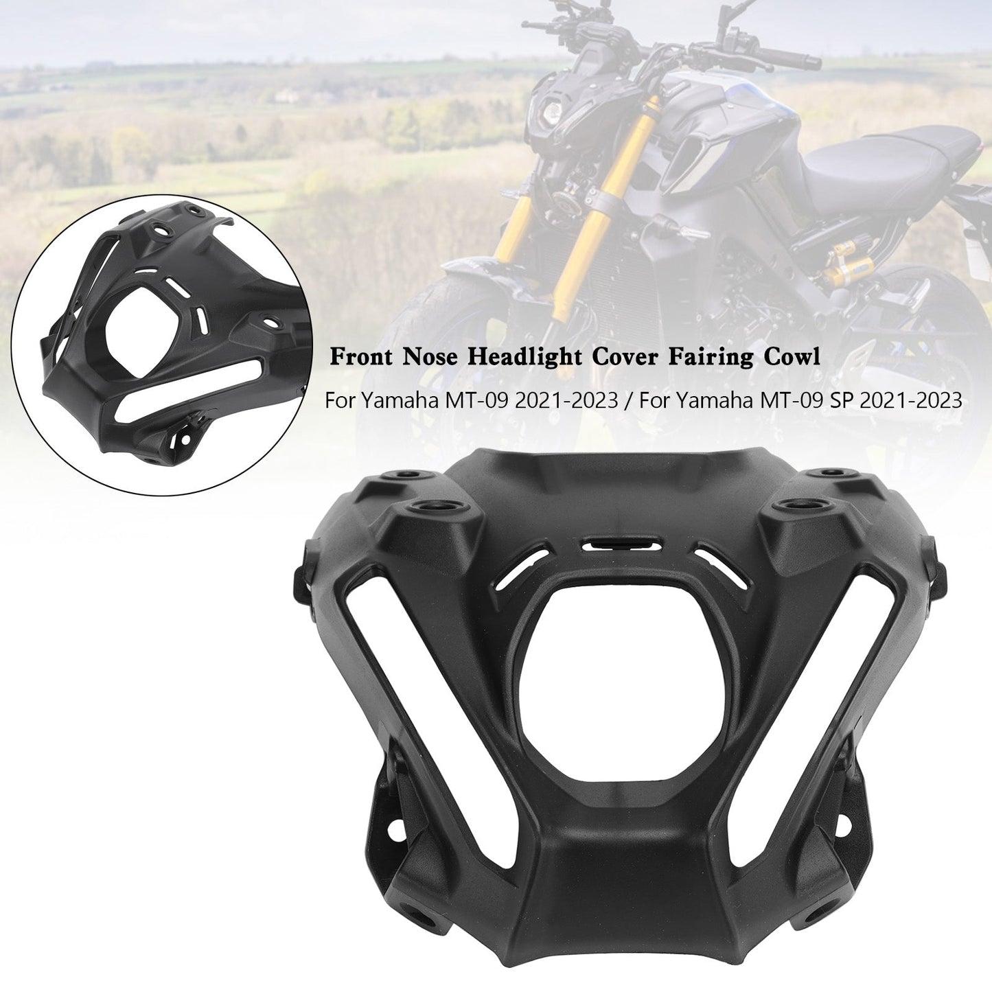 Capot de carénage de phare avant pour Yamaha MT-09/MT-09 SP 2021-2023
