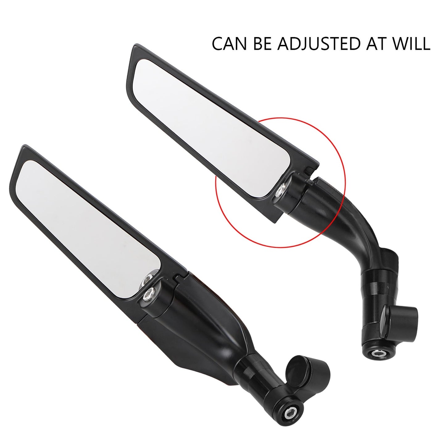 Rétroviseurs latéraux avec aileron pour Yamaha XT660 R/X Tenere 660 700 1200