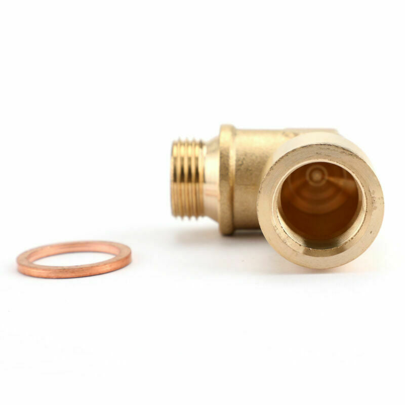 M18X1.5 02 Bung Extension O2 Oxygen Sensor Angled Extender Spacer 90 Degree