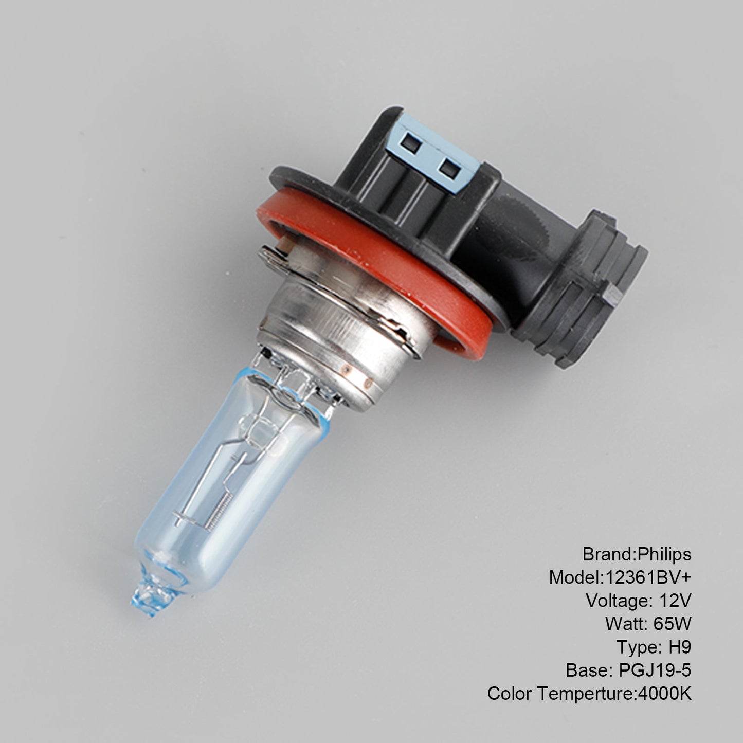 Pour ampoules de phares de voiture Philips BlueVision 4000K H9 12V65W PGJ19-5 12361BV+S2