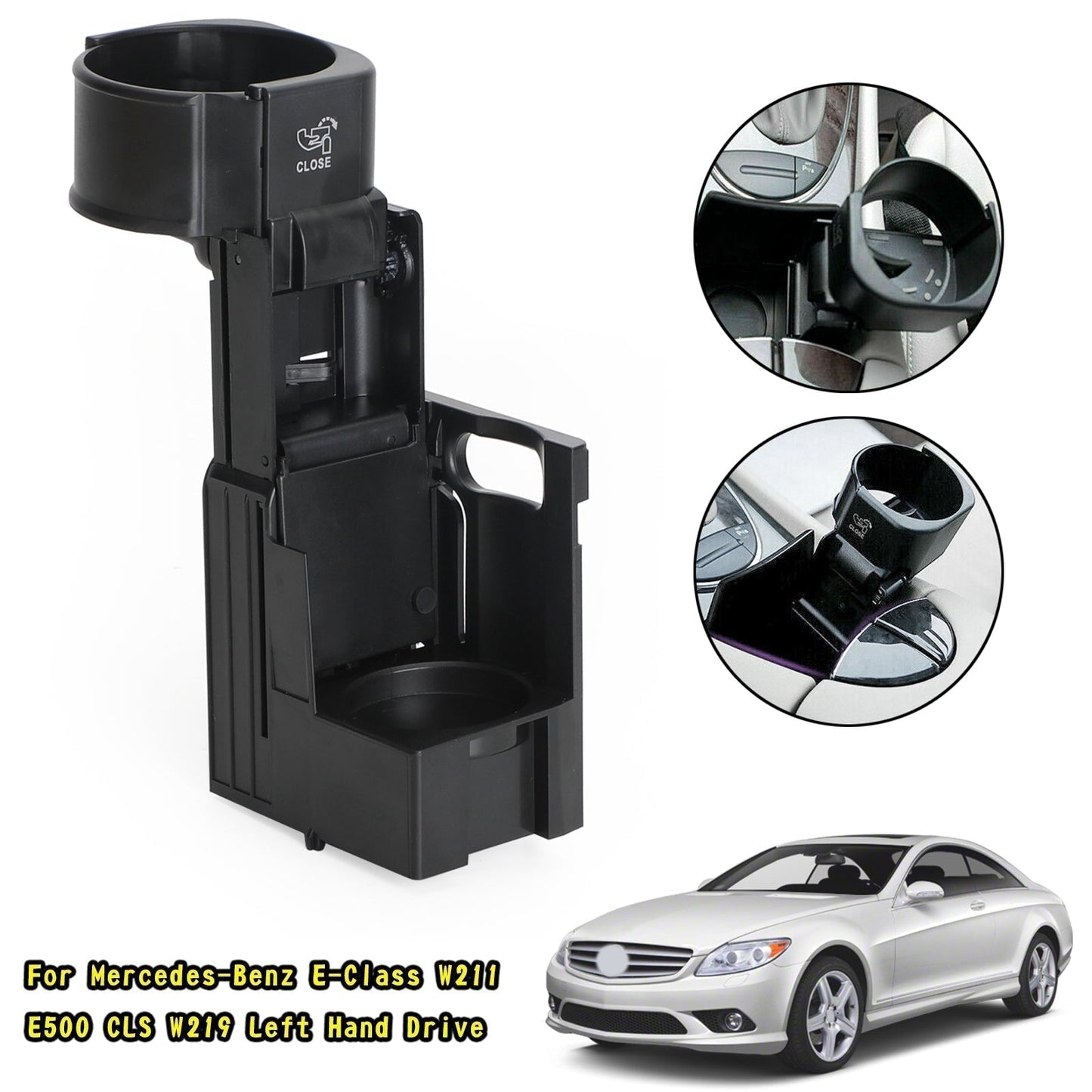 2007-2009 Mercedes-Benz E550 Centre Console Cup Holder 2116800014 A2116800014