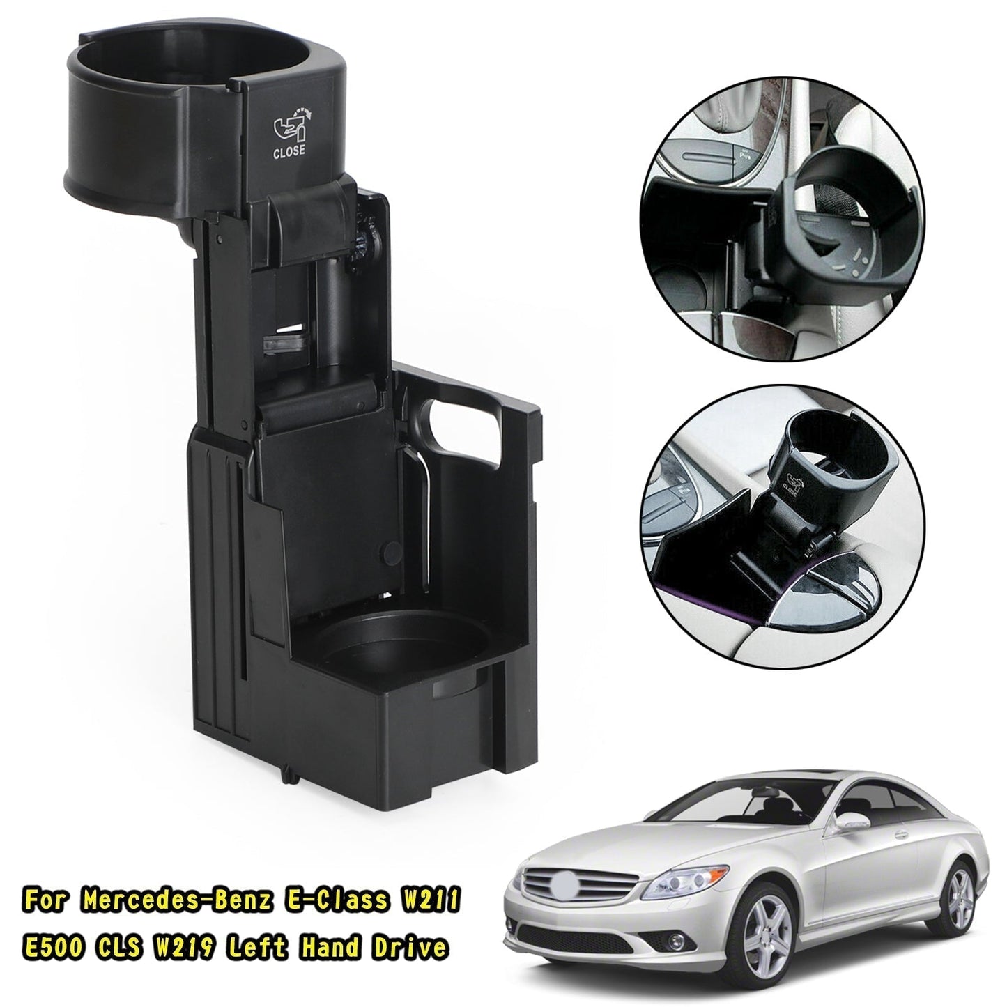 2003-2006 Mercedes-Benz E500 Centre Console Cup Holder 2116800014 A2116800014