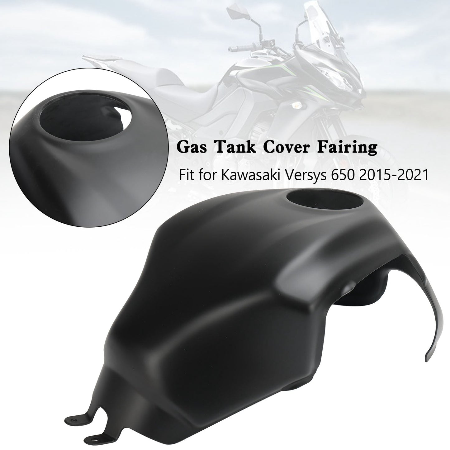 Protection de carénage de couvercle de réservoir d'essence pour Kawasaki Versys 650 2015-2021