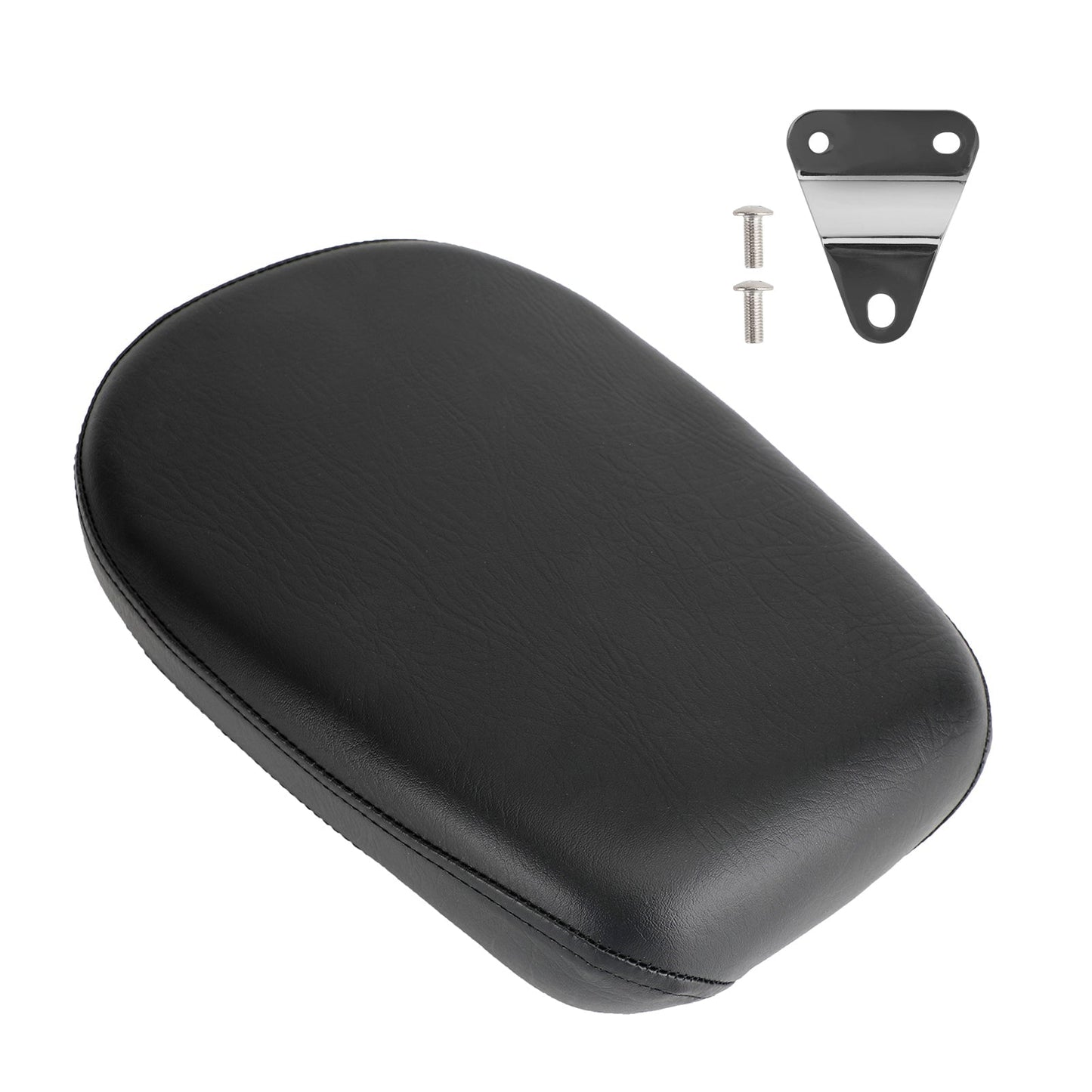 Cojín plano de PU para asiento trasero de pasajero, compatible con Yamaha V-Star XVS650 (1998-2010)