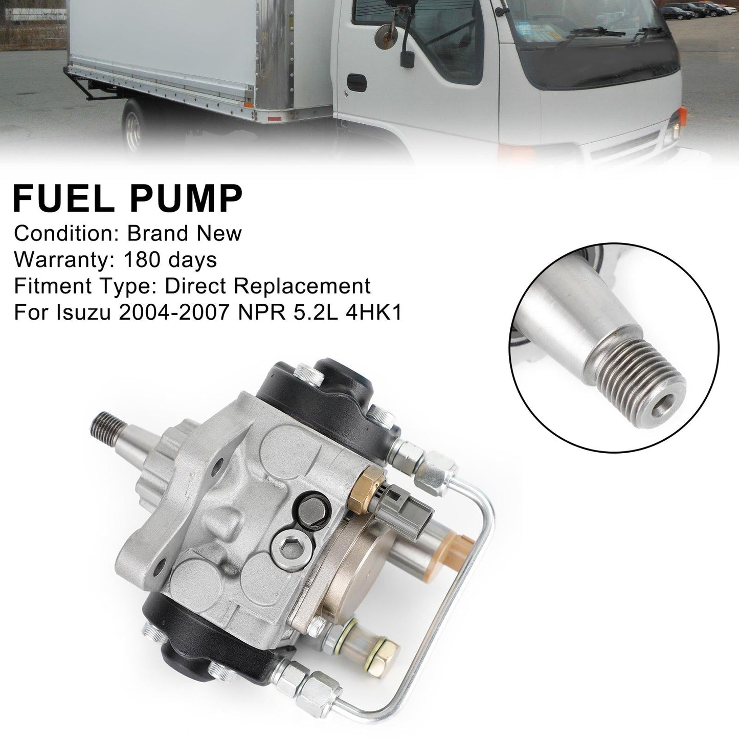 Isuzu 2004-2007 NPR 5.2L 4HK1 Diesel Fuel Pump 294000-0266 2901238860 97328886