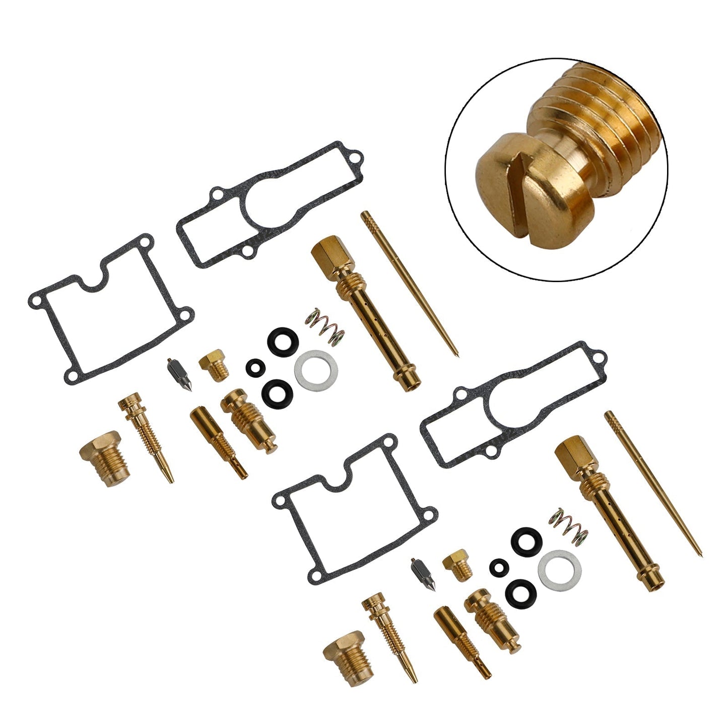 Kit de reconstruction de carburateur 2 pièces pour Kawasaki Z400, KZ400FX, KZ550, GPZ550, 1980-1983