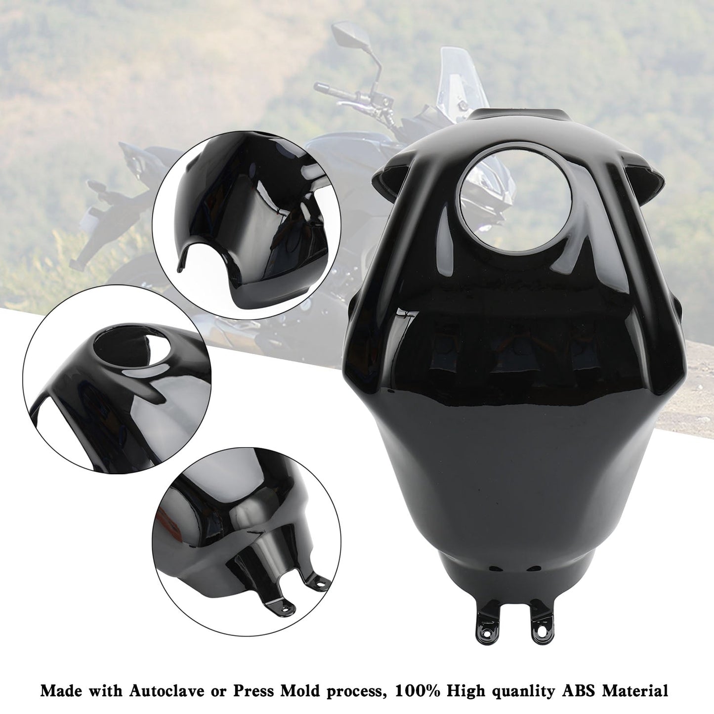 Protection de carénage de couvercle de réservoir d'essence pour Kawasaki Versys 650 2015-2021